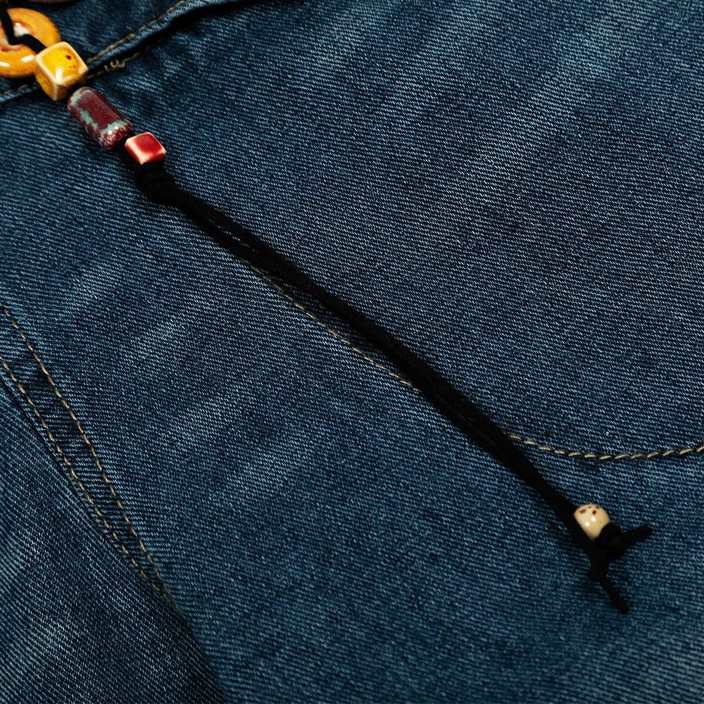 Jean American men's retro washed pendant wide-leg scimitar jeans Size US 32 / EU 48 - 4 Thumbnail