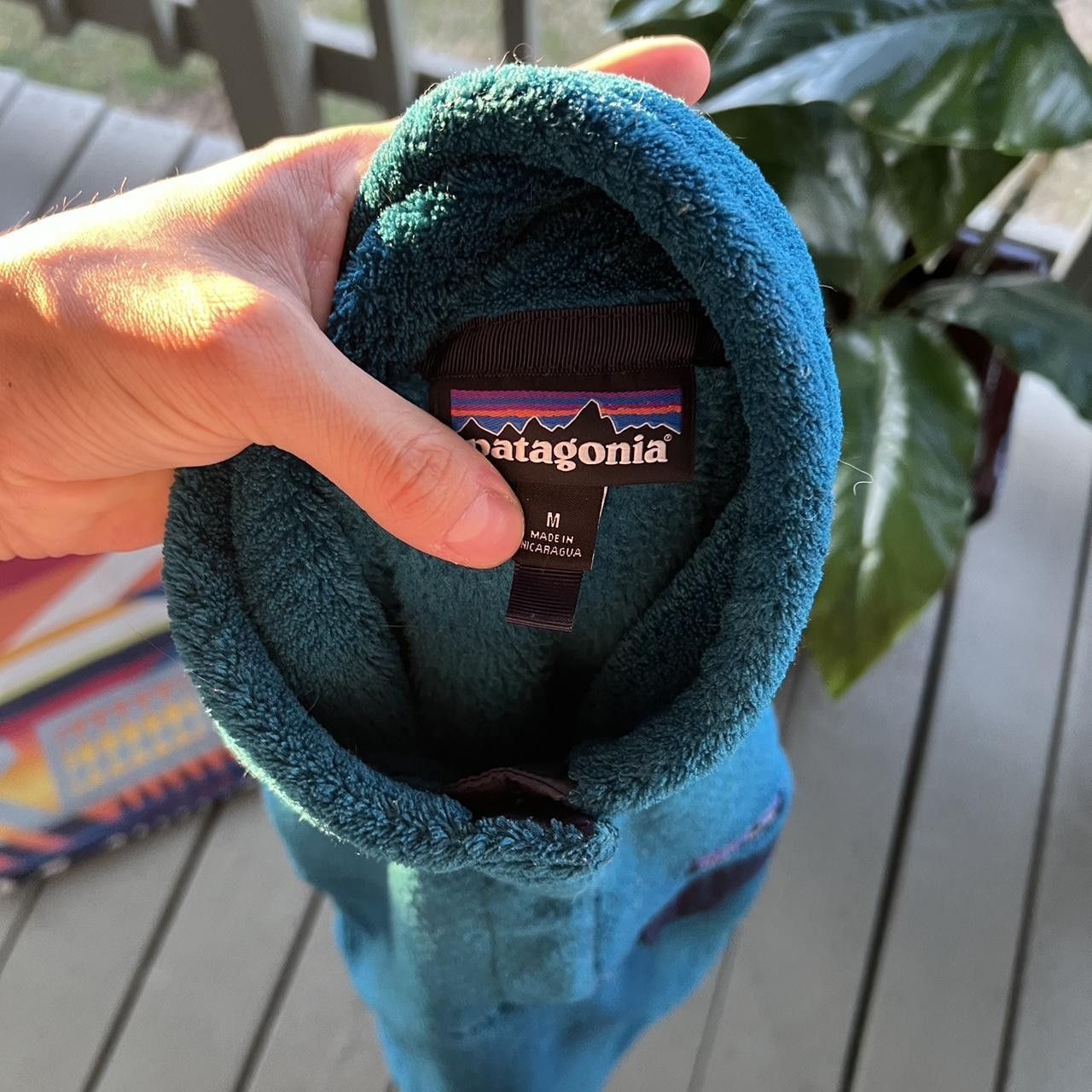Patagonia Patagonia Fleece Womens Medium Blue Snap-T Deep Pile Size M / US 6-8 / IT 42-44 - 5 Thumbnail