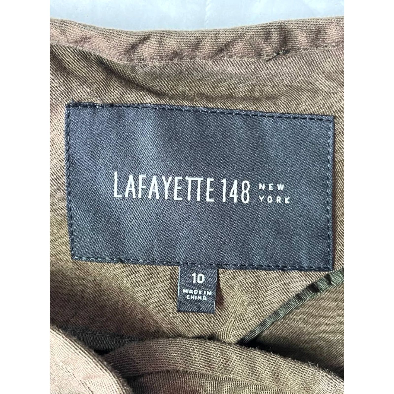 Vintage Lafayette New York Brown Button up Blazer Jacket Women's Size 10 Size L / US 10 / IT 46 - 6 Thumbnail