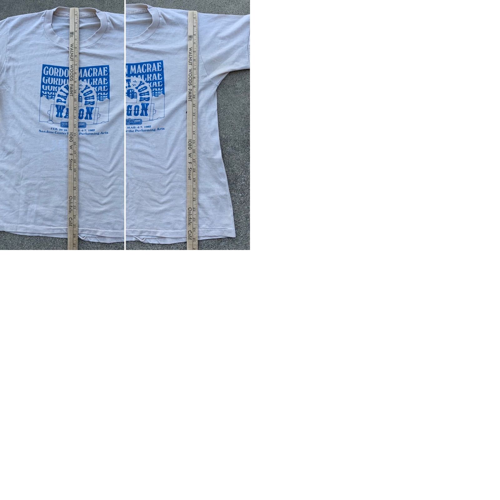 Vintage VINTAGE Gordon Macrae Paint Your Wagon San Jose Civic Light Opera 1982 t-shirt Men L Beige Graphic Tee 1980s Size US L / EU 52-54 / 3 - 9 Thumbnail