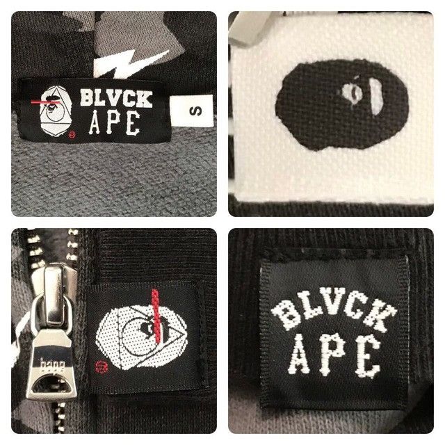 Bape × Black Scale BAPE × BLACK SCALE Shark full zip hoodie abathing ape Size US S / EU 44-46 / 1 - 8 Thumbnail