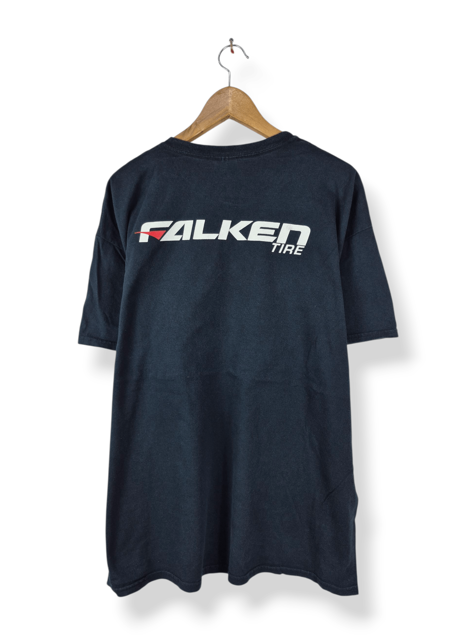 Vintage 🔥 Vintage Falken Tire Big Logo Backhit Tee Size US XL / EU 56 / 4 - 1 Thumbnail