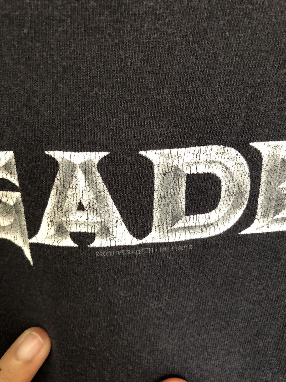 Band Tees Vintage Megadeth Rock Band Spellout Logo Shirt Tee Size US M / EU 48-50 / 2 - 5 Thumbnail