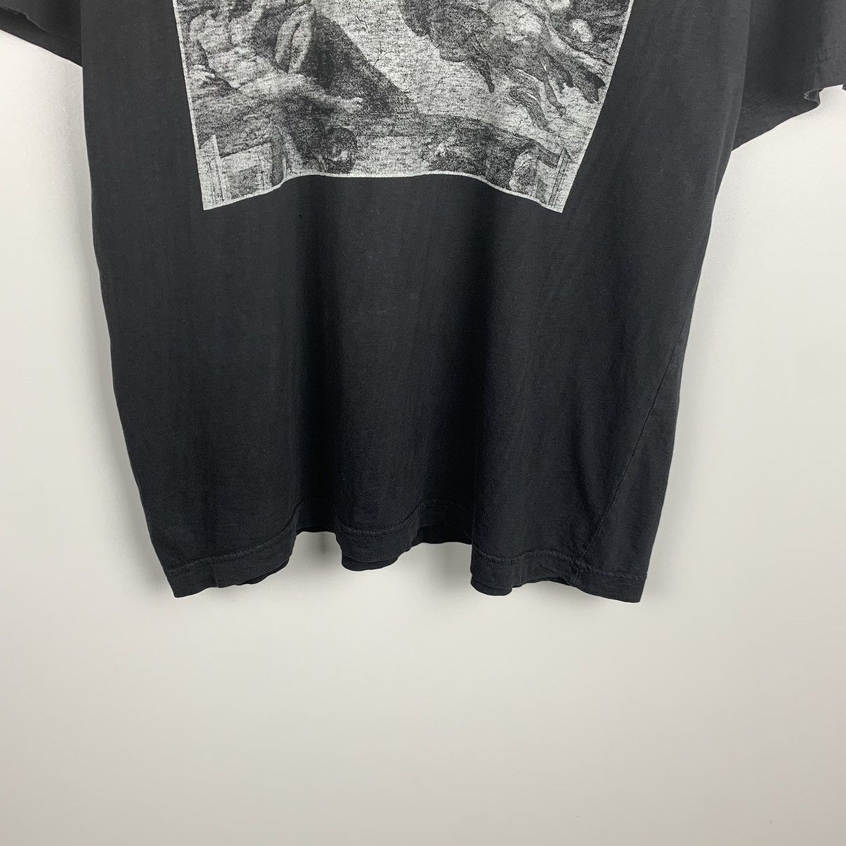 Arts & Science Vintage Michelangelo Art Tee Black T-Shirt Faded Distressed Size US M / EU 48-50 / 2 - 3 Thumbnail