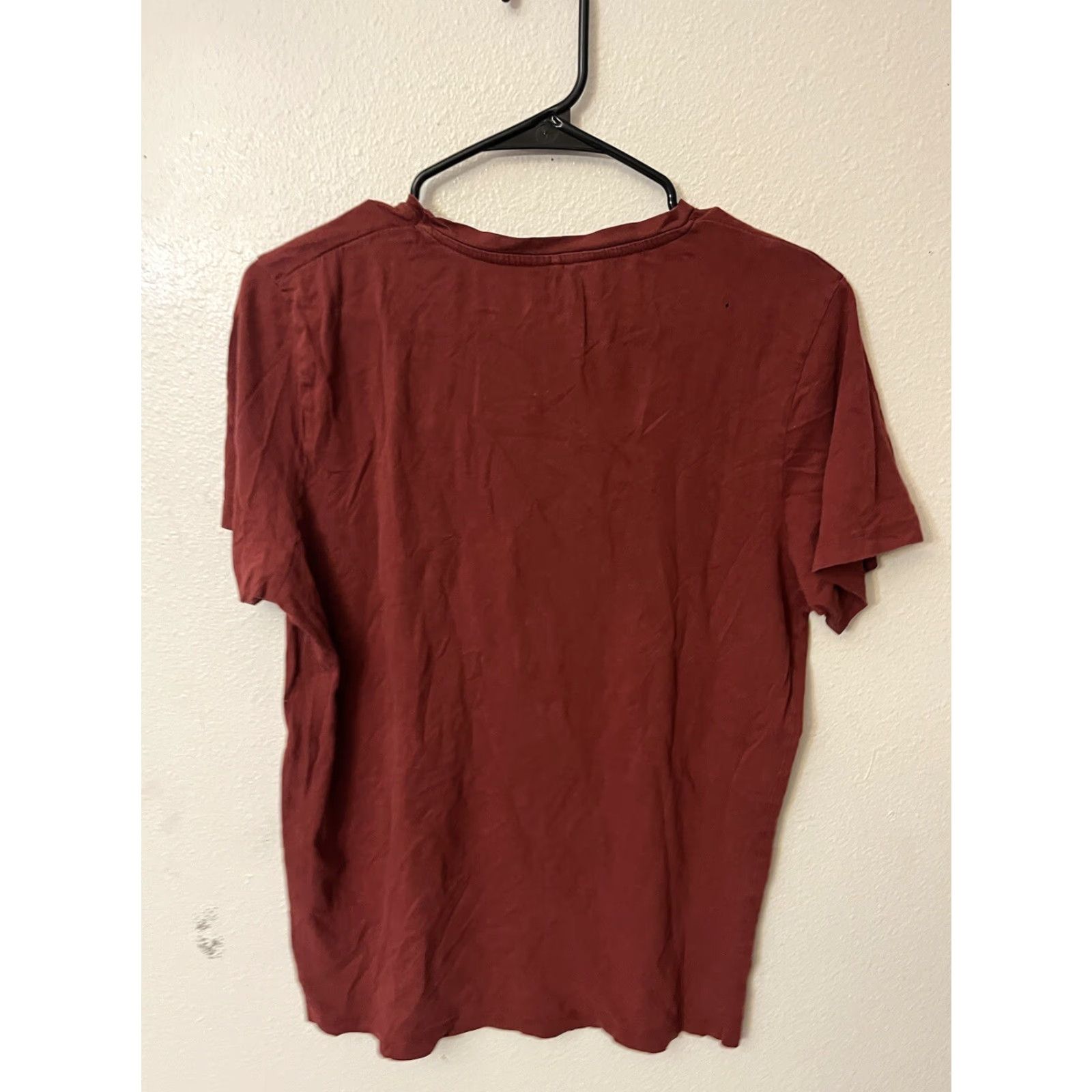 Jack & Jones VINTAGE Jack & Jones Mens T-Shirt Red Short Sleeve Crew Neck Logo Front Printed Cotton Slim Regular M Size US M / EU 48-50 / 2 - 3 Thumbnail