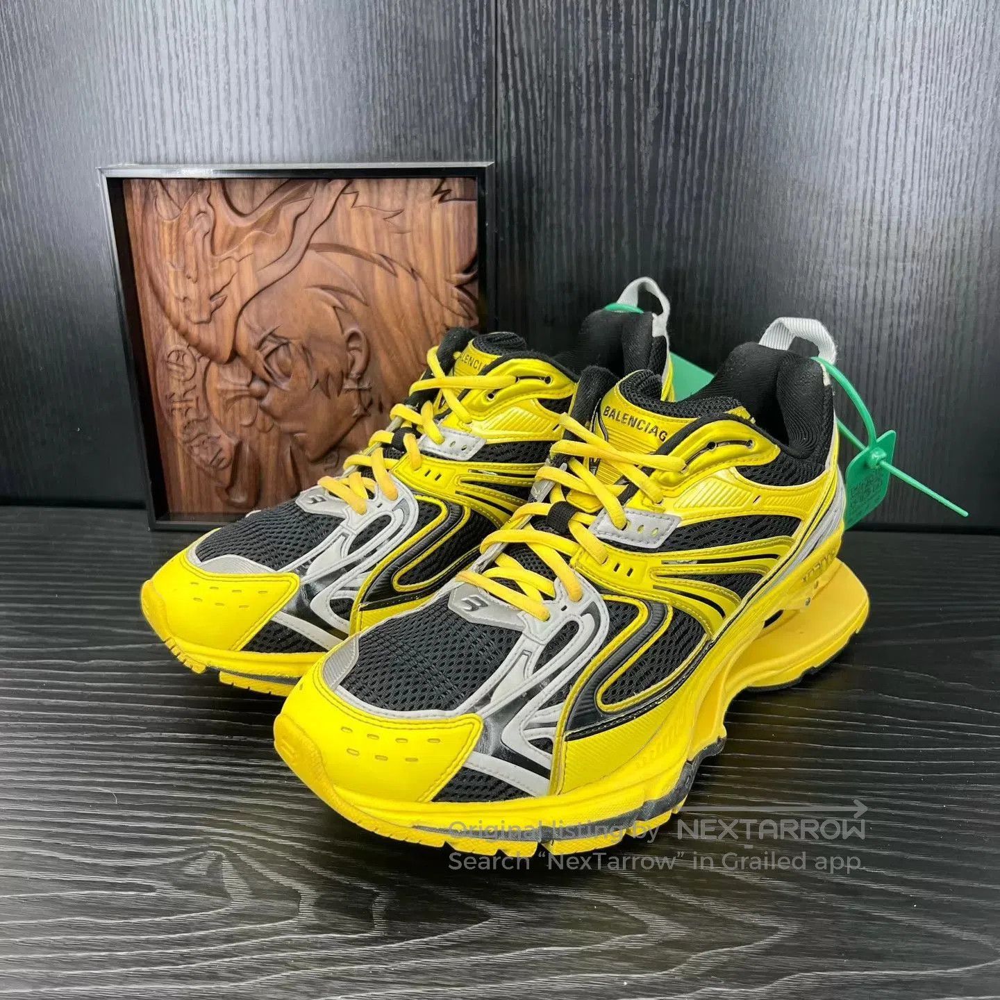 Balenciaga Yellow Lowtop Sneakers Size 9. Size US 9 / EU 42 - 1 Thumbnail