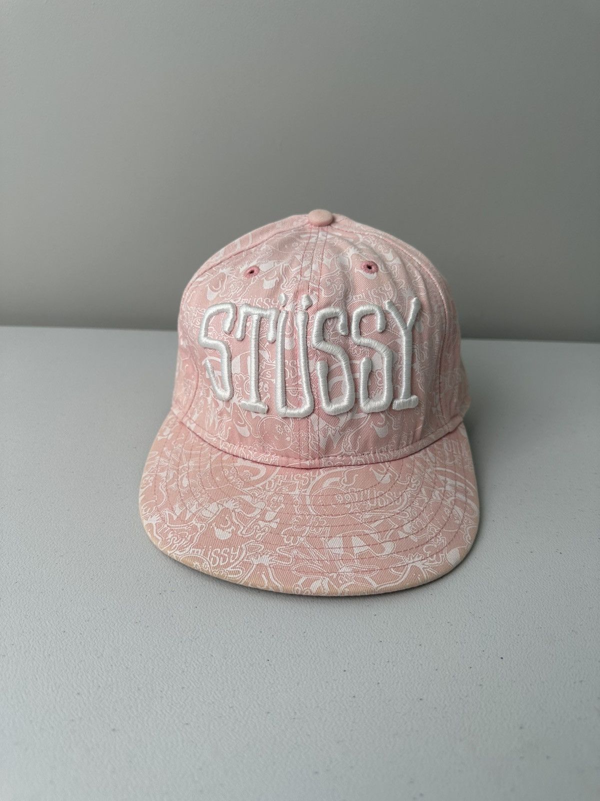 New Era × Stussy Vintage Stussy Y2k New Era Snapback Hat Cap Size ONE SIZE - 1 Thumbnail