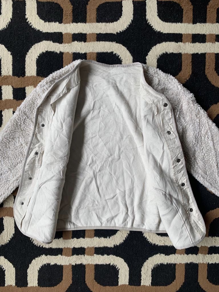 GU × Japanese Brand GU deep piles Fleece button Up Cardigan Size S / US 4 / IT 40 - 5 Thumbnail