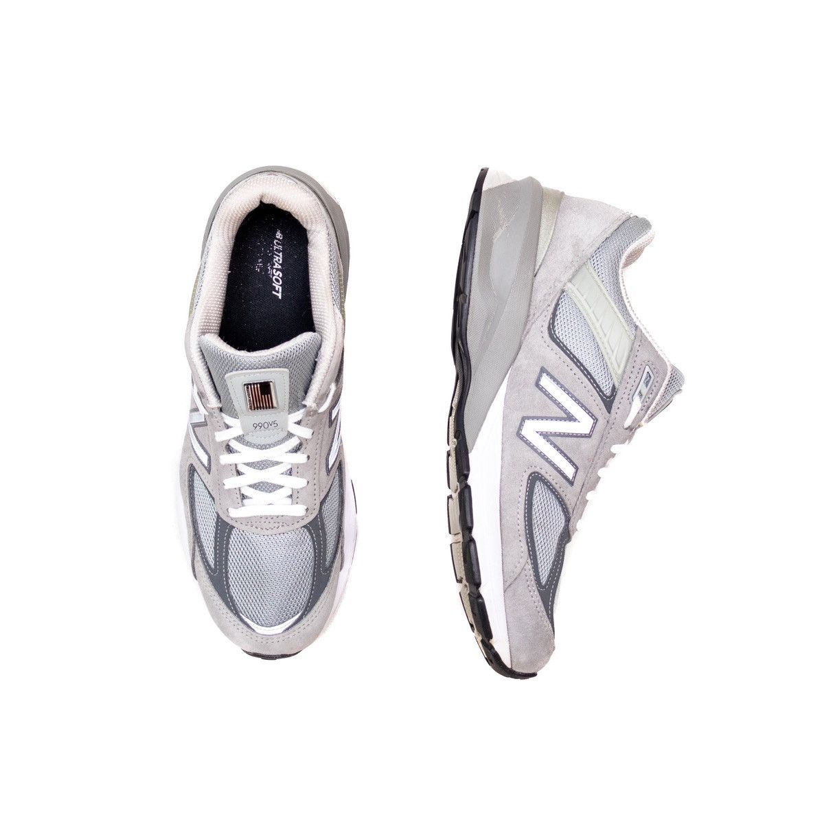 New Balance 990v5 Men's Running Shoes Grey Size US 10 D