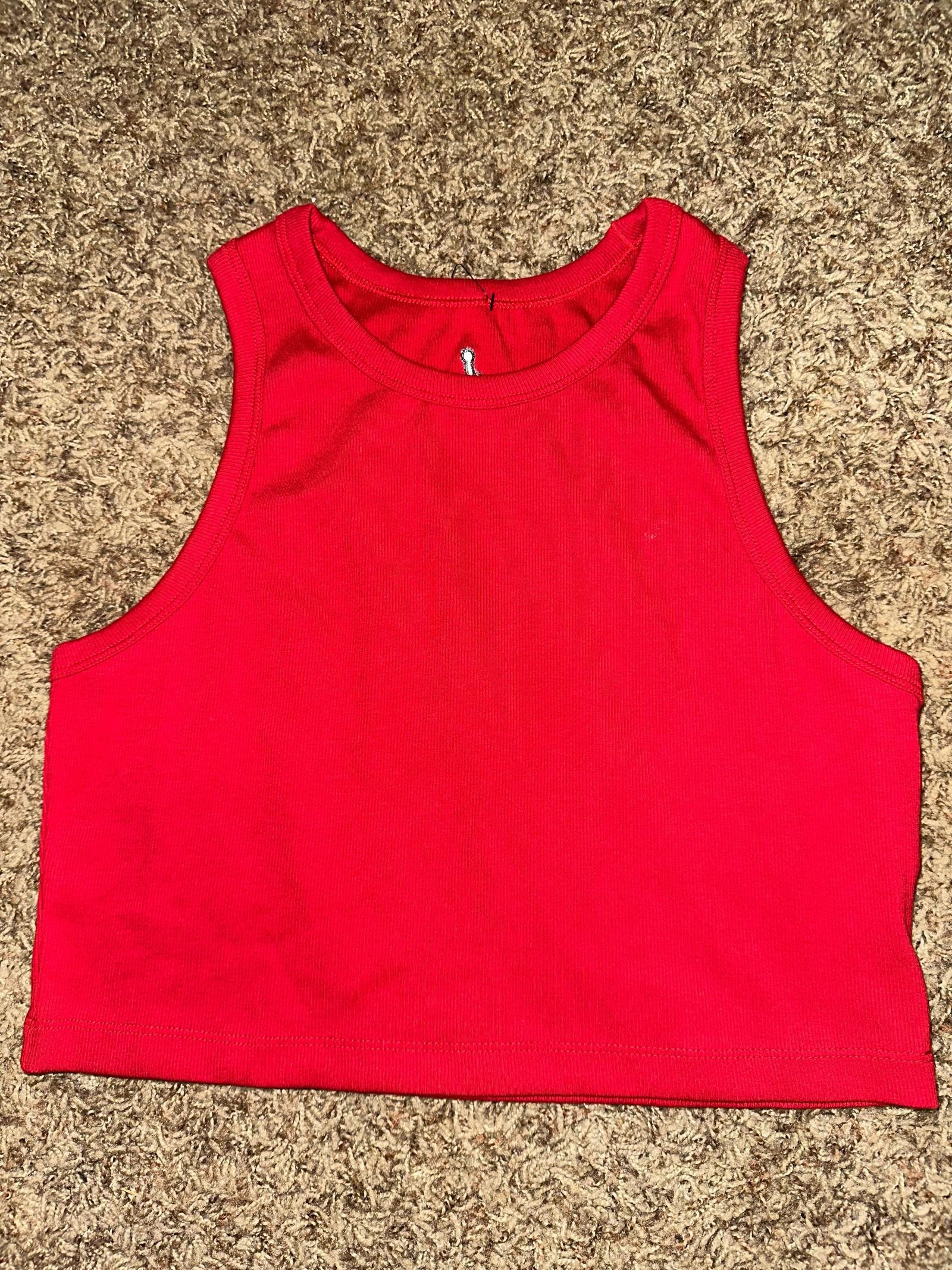 Nike Air Jordan Women’s Core Red Cropped Tank Top Sample Size M / US 6-8 / IT 42-44 - 1 Thumbnail
