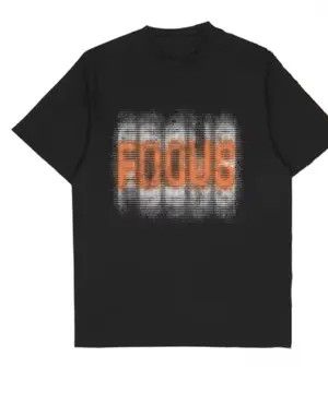 Japanese Brand Streetwear Goth Blur Focus Font Black T-Shirt Punk Tees Size US XL / EU 56 / 4 - 1 Thumbnail