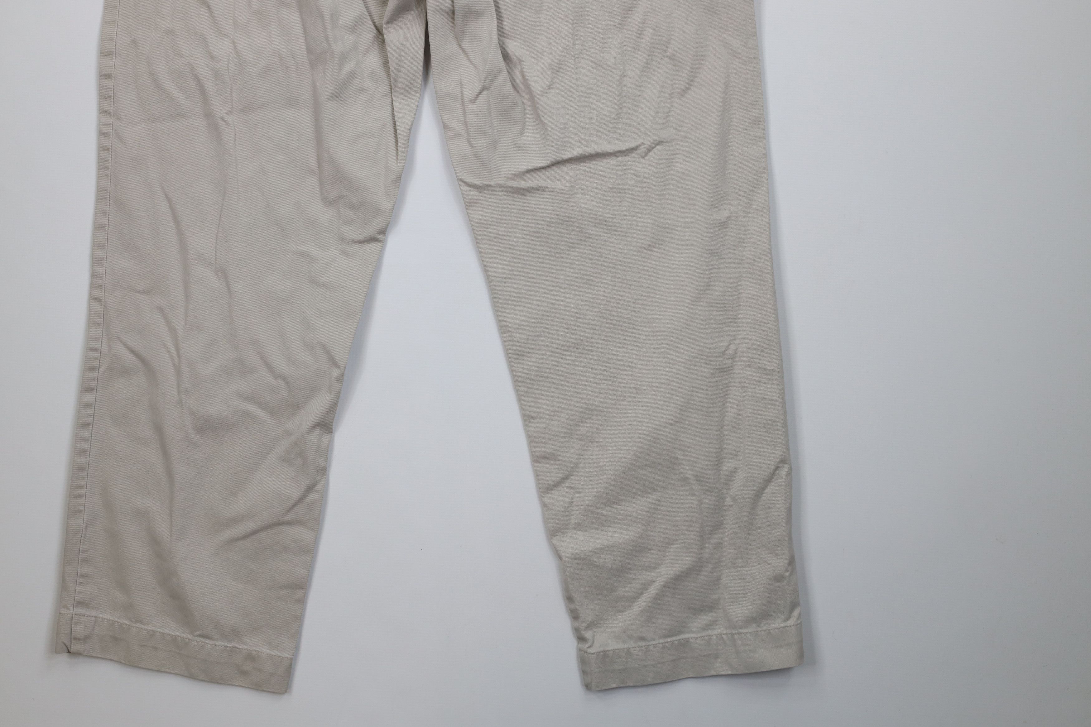 Ralph Lauren Vintage 90s Ralph Lauren Wide Leg Chino Pants Gray Cotton Size US 34 / EU 50 - 11 Thumbnail