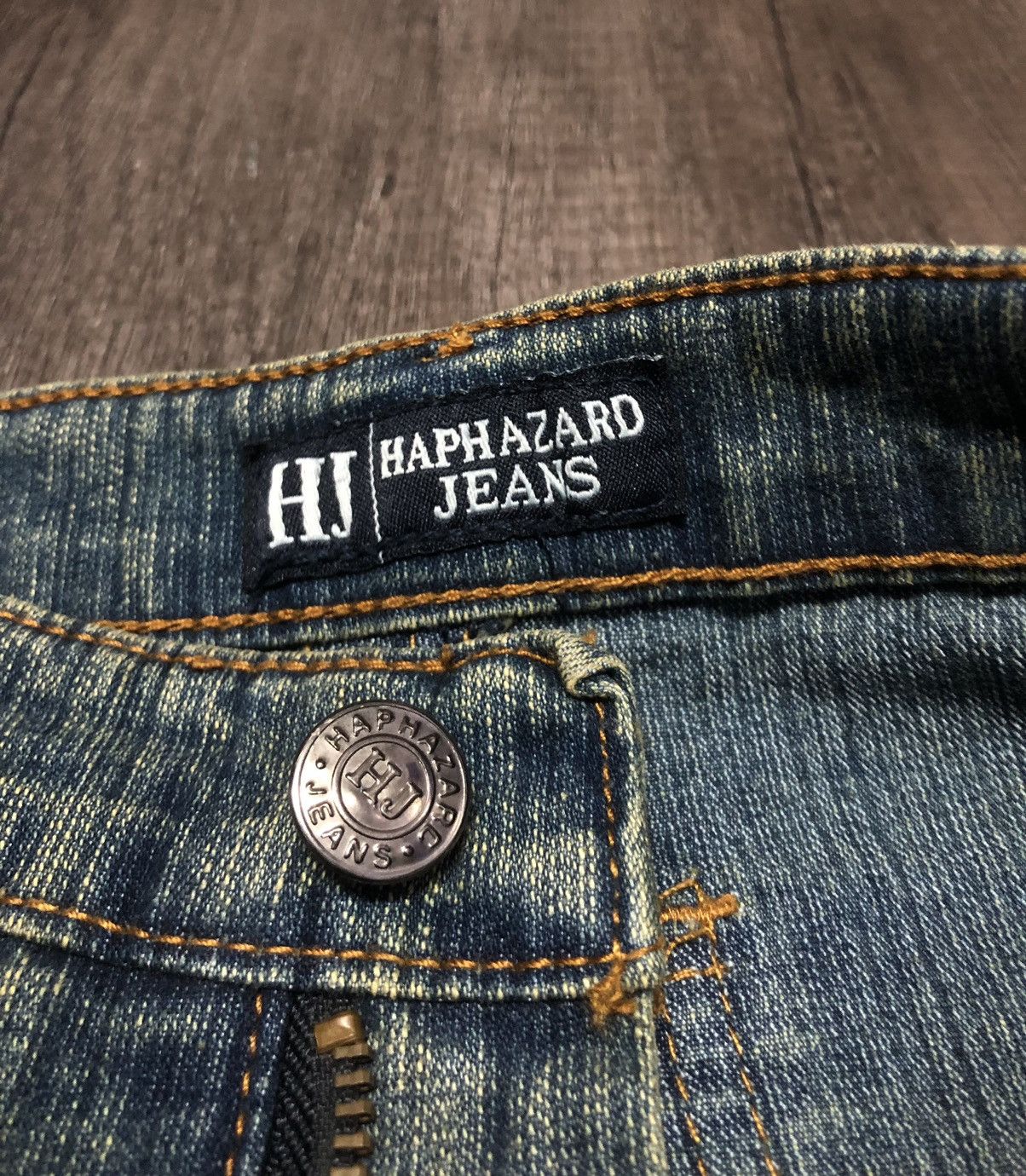 Hysteric Glamour × Japanese Brand HJ Haph Azard Flare Jeans Hysteric Design Size 28" / US 6 / IT 42 - 11 Thumbnail