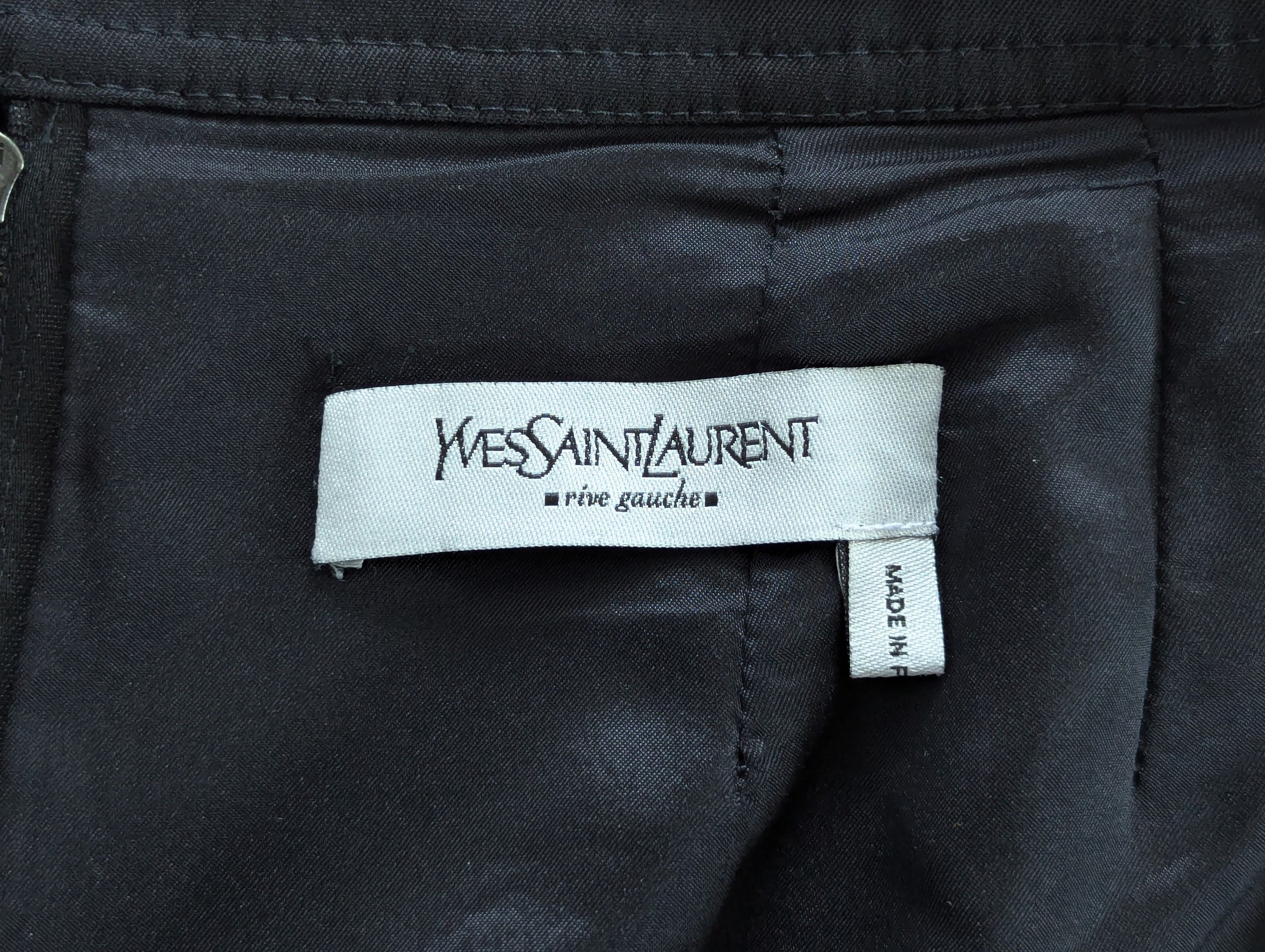 Yves Saint Laurent Yves Saint Laurent Rive Gauche Lana Wool Skirt MadeInFrance Size 28" / US 6 / IT 42 - 12 Thumbnail