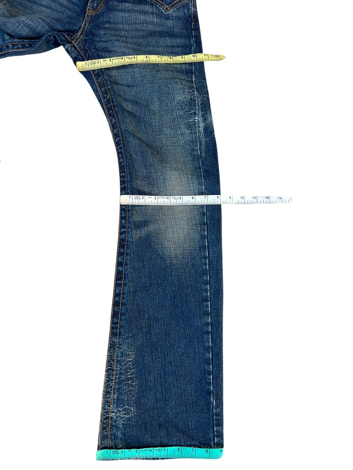 If Six Was Nine Mud Wash Rattle Trap Spider Wed Denim Bootcut Jeans Size US 31 - 5 Thumbnail