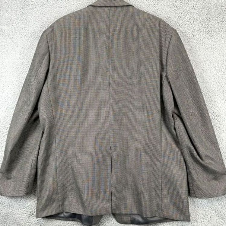 Ralph Lauren Lauren Ralph Lauren Blazer Mens 48L Grey Nailshead Tuxedo 2-Button Sport Coat Size 48R - 2 Thumbnail