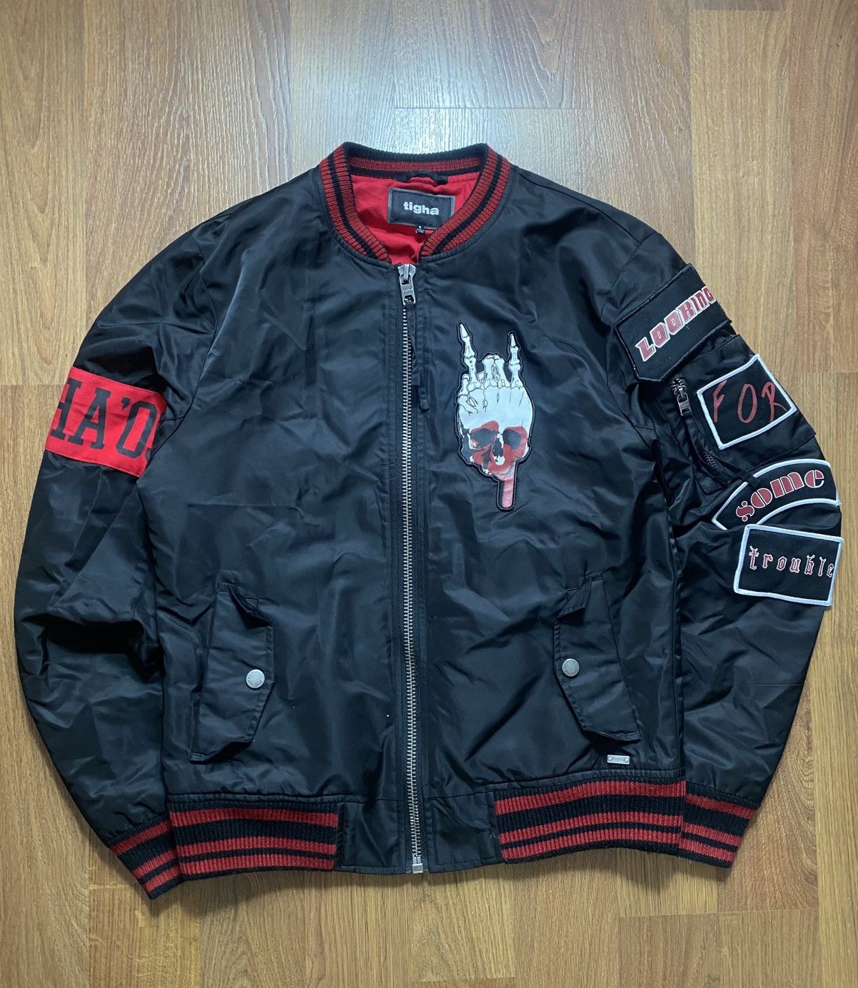 tigha Tigha Oversized Black Field Jacket Size US S / EU 44-46 / 1 - 1 Thumbnail