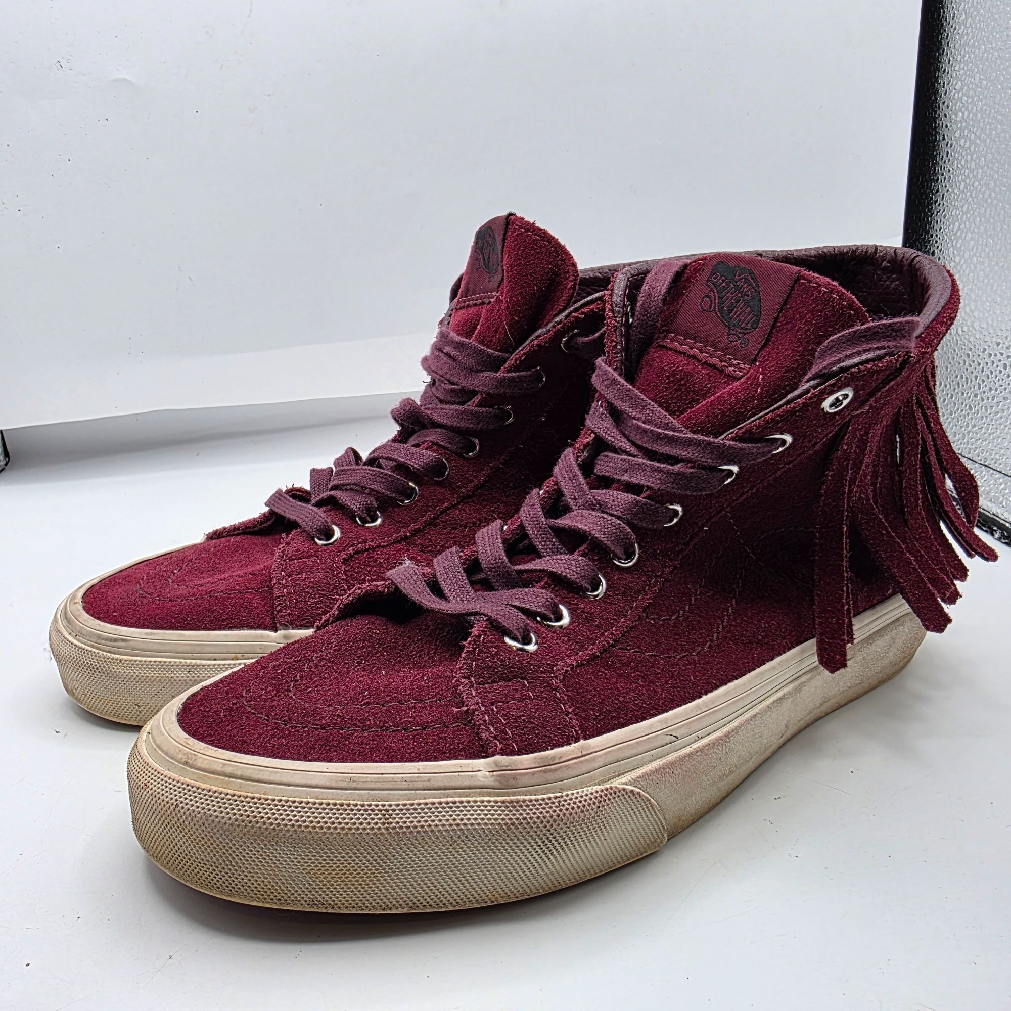 Vans Vans Sk8-Hi Fringe Womens Size 7.5 Port Royale Sneaker Shoes Size US 7.5 / IT 37.5 - 4 Thumbnail