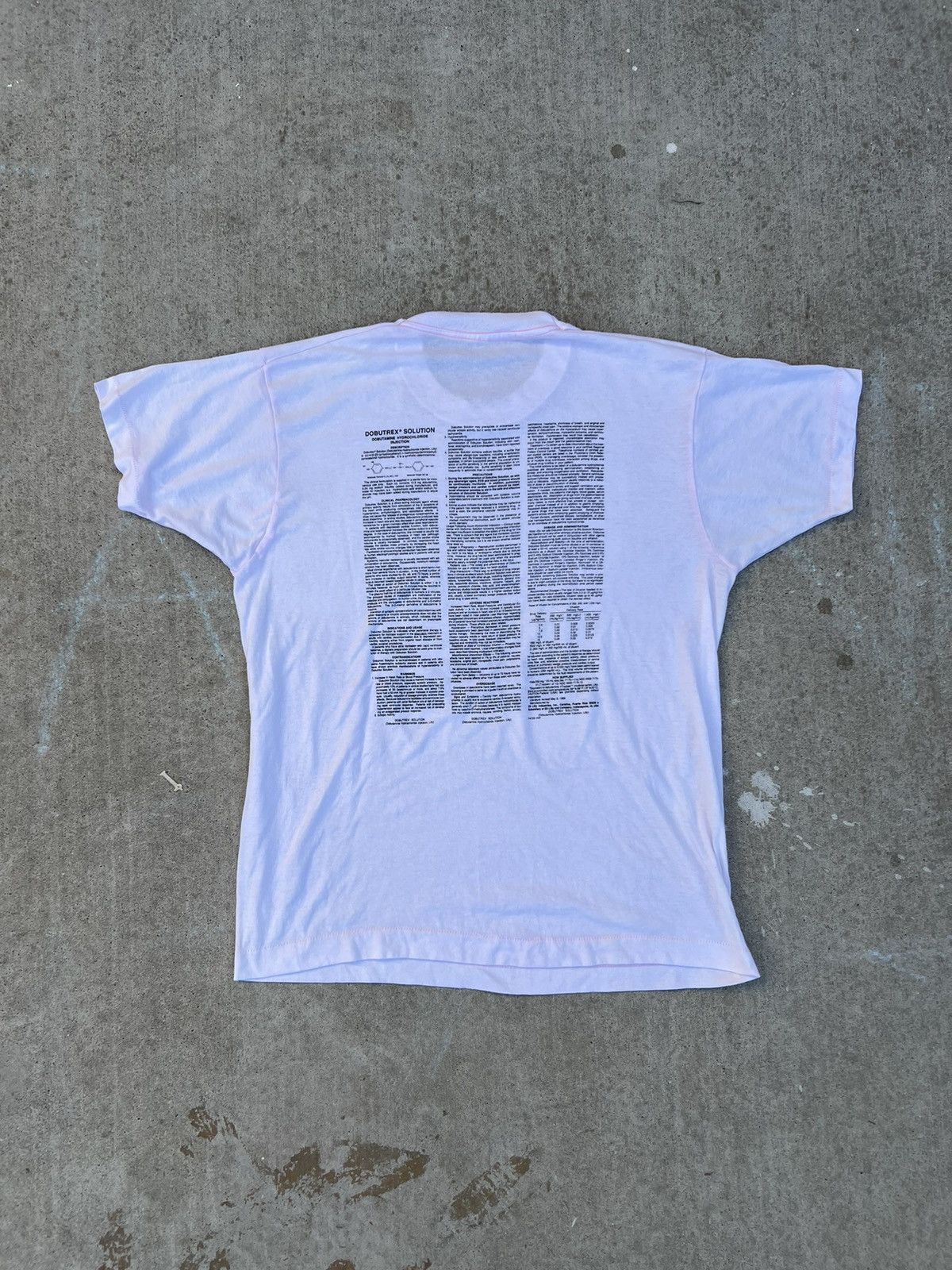 Vintage 80s Dobutrex Injection Drug Tee Size US L / EU 52-54 / 3 - 4 Thumbnail