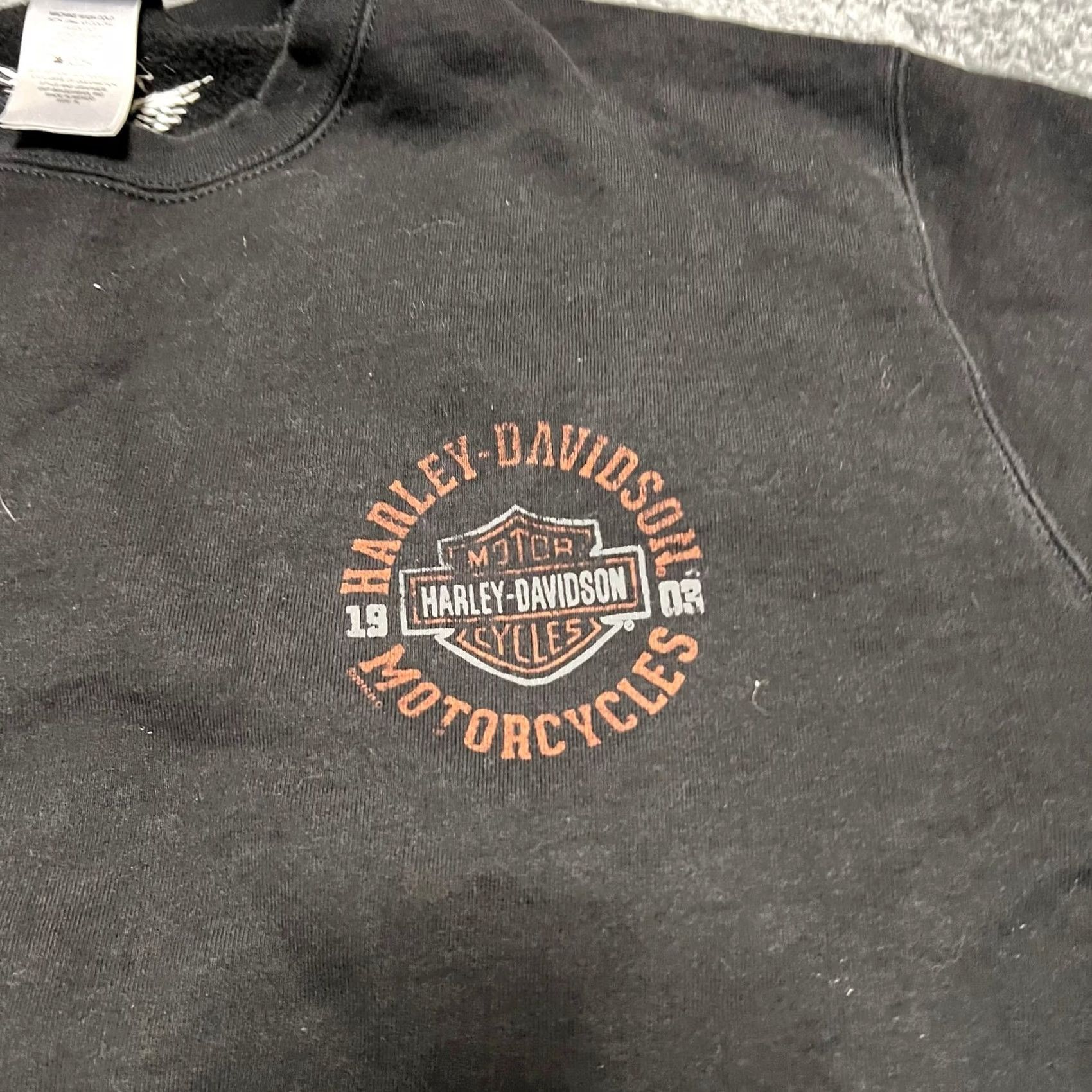 Harley Davidson Harley Davidson Sweatshirt Mens Large Crew St Croix Wisconsin Black Graphic Shirt Pullover Men L Black Graphic Size US L / EU 52-54 / 3 - 3 Thumbnail
