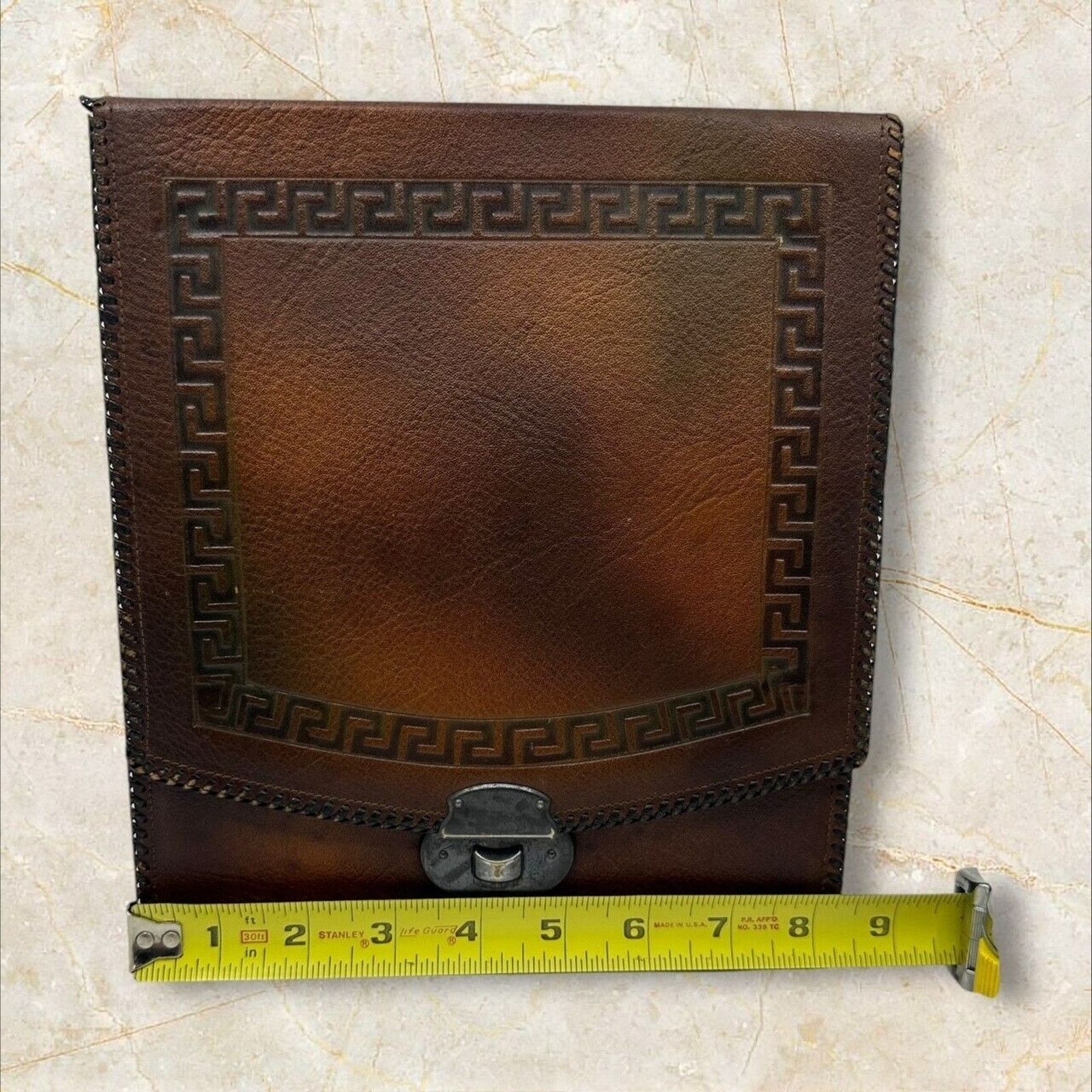 Other Vintage Mens Travel Vanity Toiletry Brown Leather Kit Case Size ONE SIZE - 17 Thumbnail