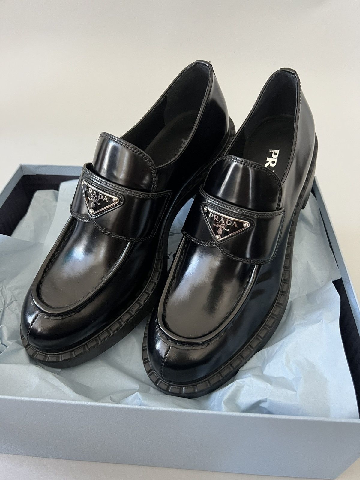 Prada Prada Brushed Loafers Size US 10 / IT 40 - 8 Thumbnail