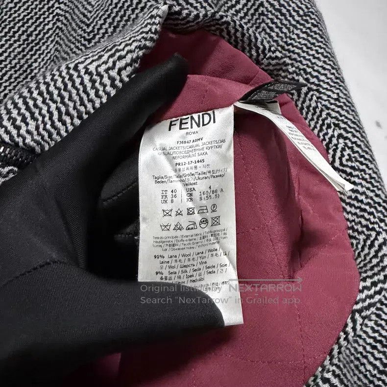 Fendi Fendi Chanel-style Zip-up Jacket Size XS / US 0-2 / IT 36-38 - 4 Thumbnail