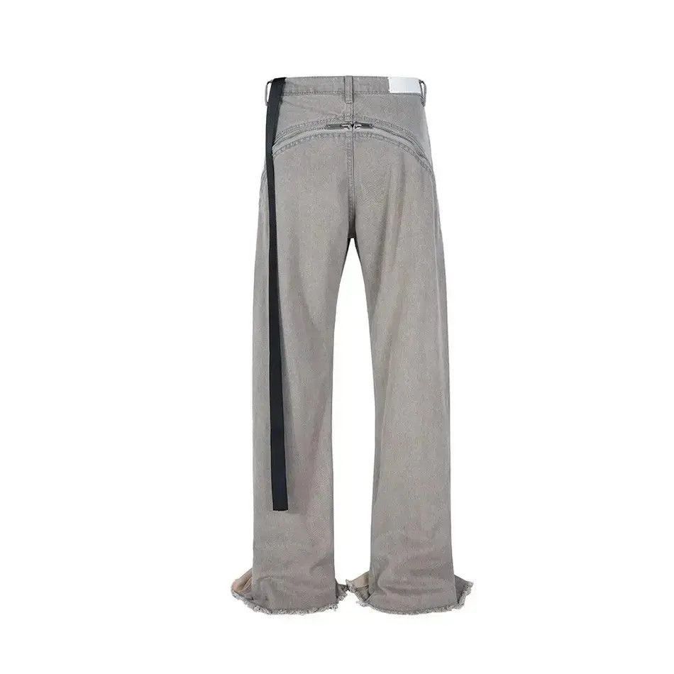 Japanese Brand Streetwear Baggy Zipper Jeans Pants y2k Size US 34 / EU 50 - 5 Thumbnail