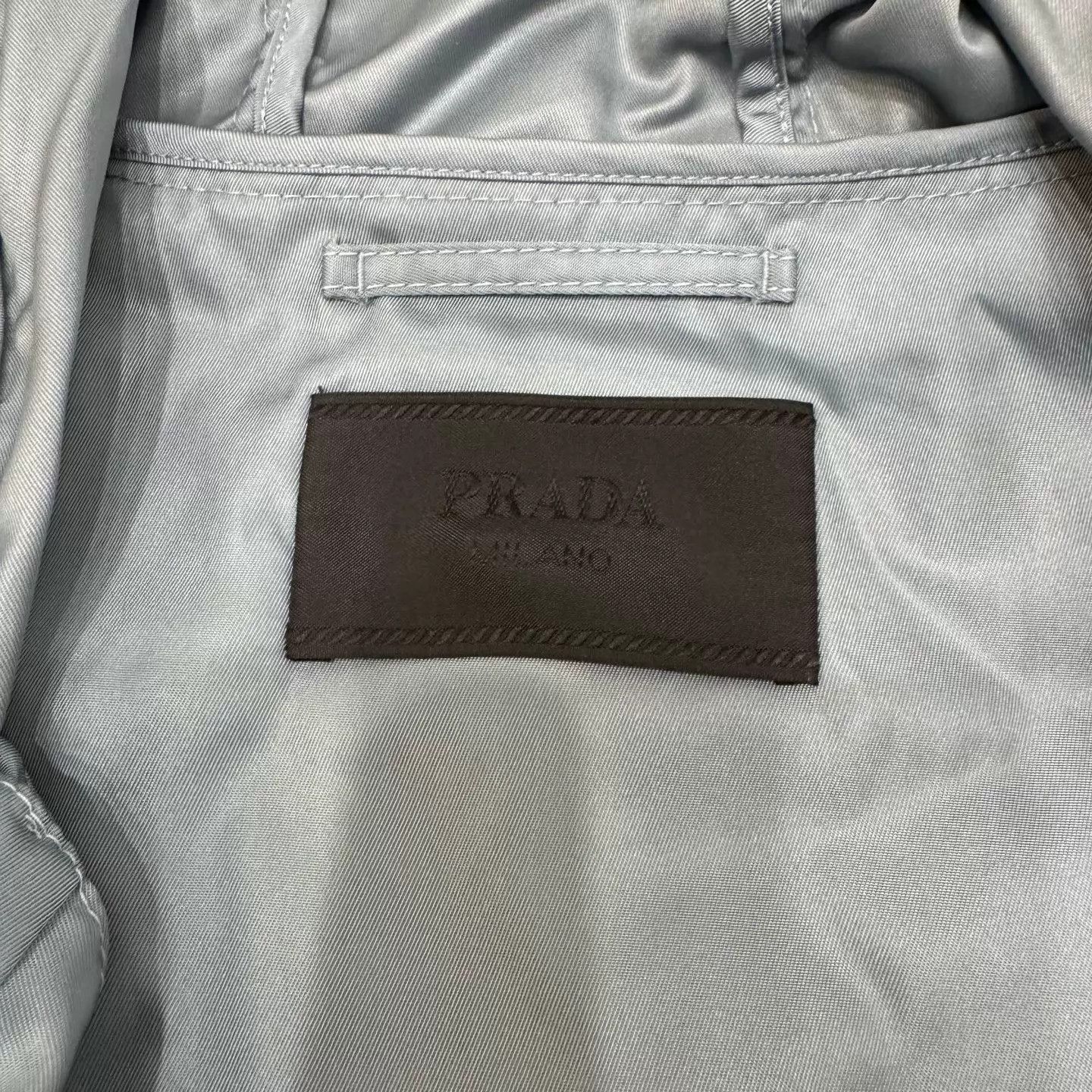 Prada Prada-Sleeve-Pocket-Nylon-Hooded-Jacket-L Size US L / EU 52-54 / 3 - 3 Thumbnail