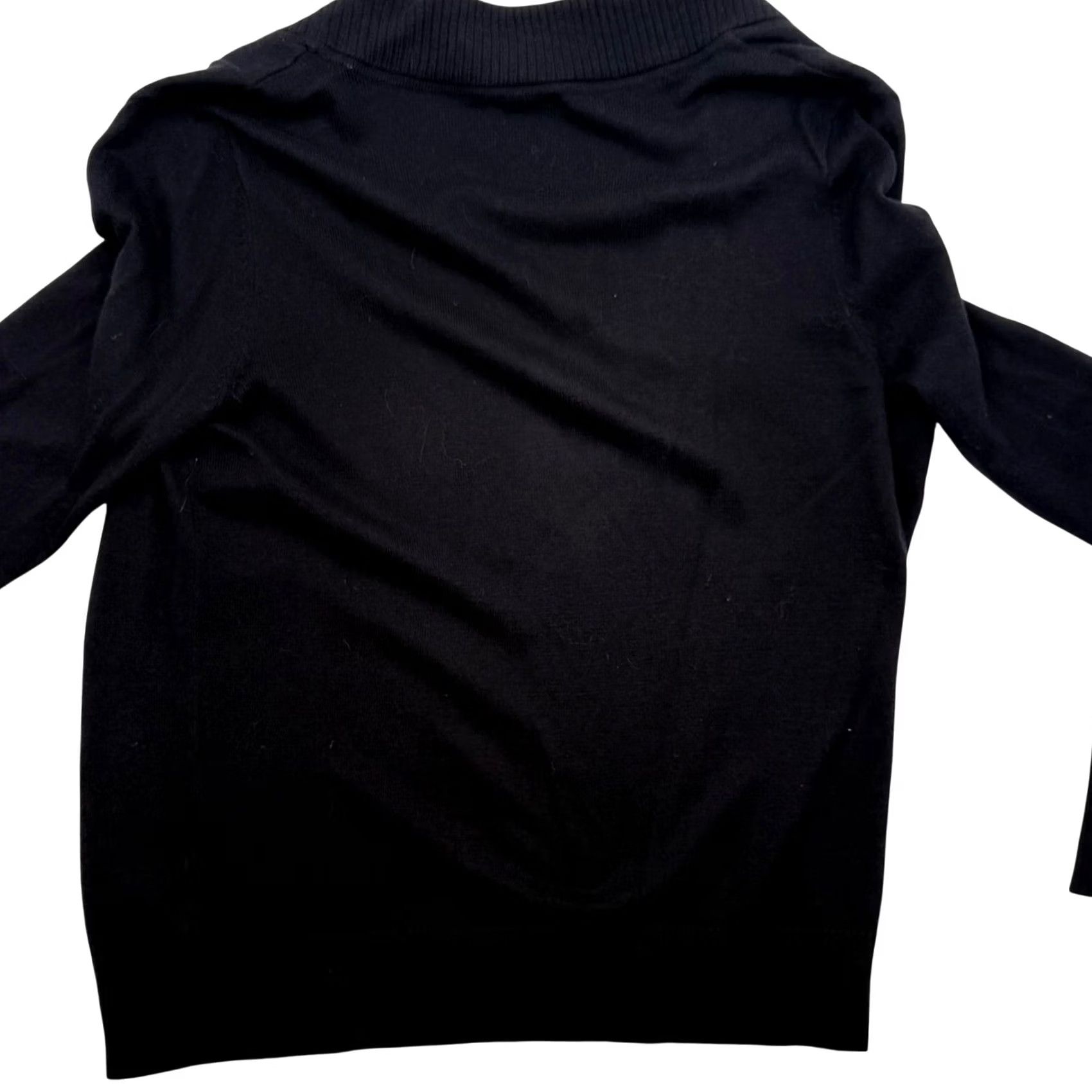 Worthington Worthington Cardigan Sweater Open Front Knit Black Petite Women XS-XL Cardigan Womens Black} Size XXS / US 00 / IT 34 - 2 Thumbnail