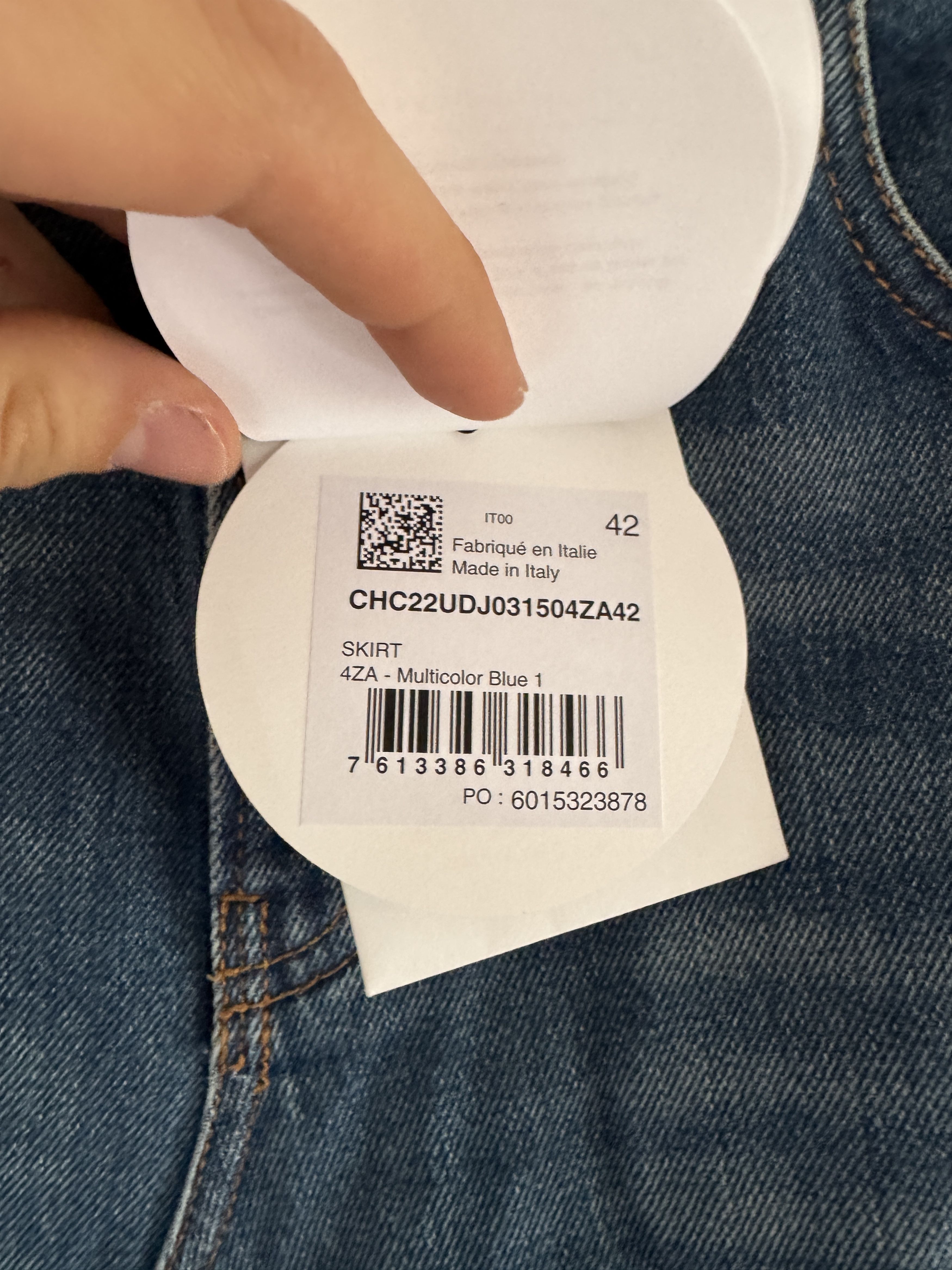 Chloe Blue Denim Skirt – Size 42 Size 30" / US 8 / IT 44 - 11 Thumbnail