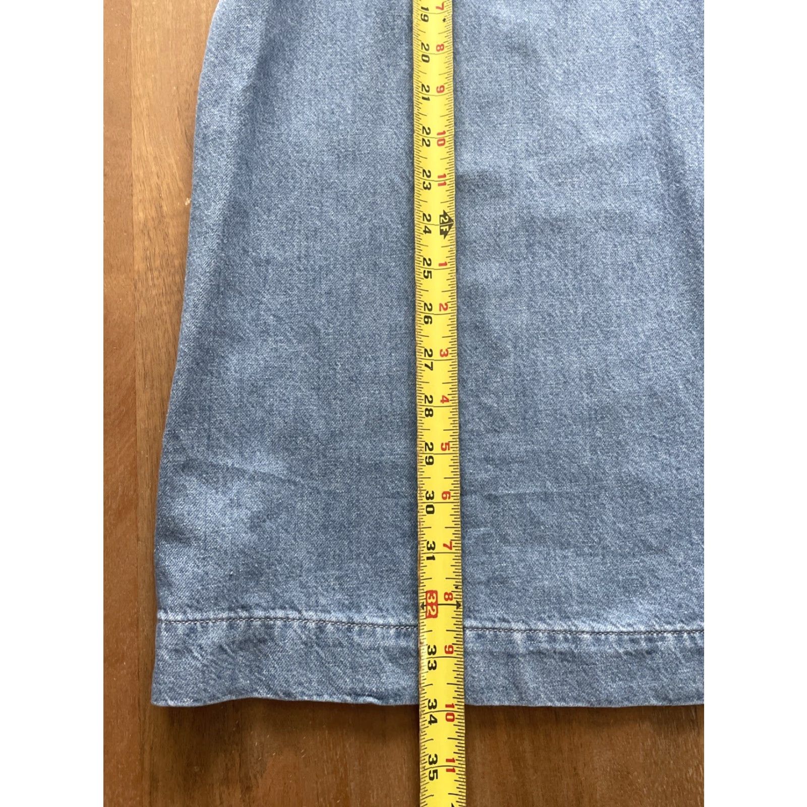 Madewell Madewell Denim Dress Womens Small Chambray Cotton/Linen Split Neck Cap Sleeve Dress Size S / US 4 / IT 40 - 6 Thumbnail