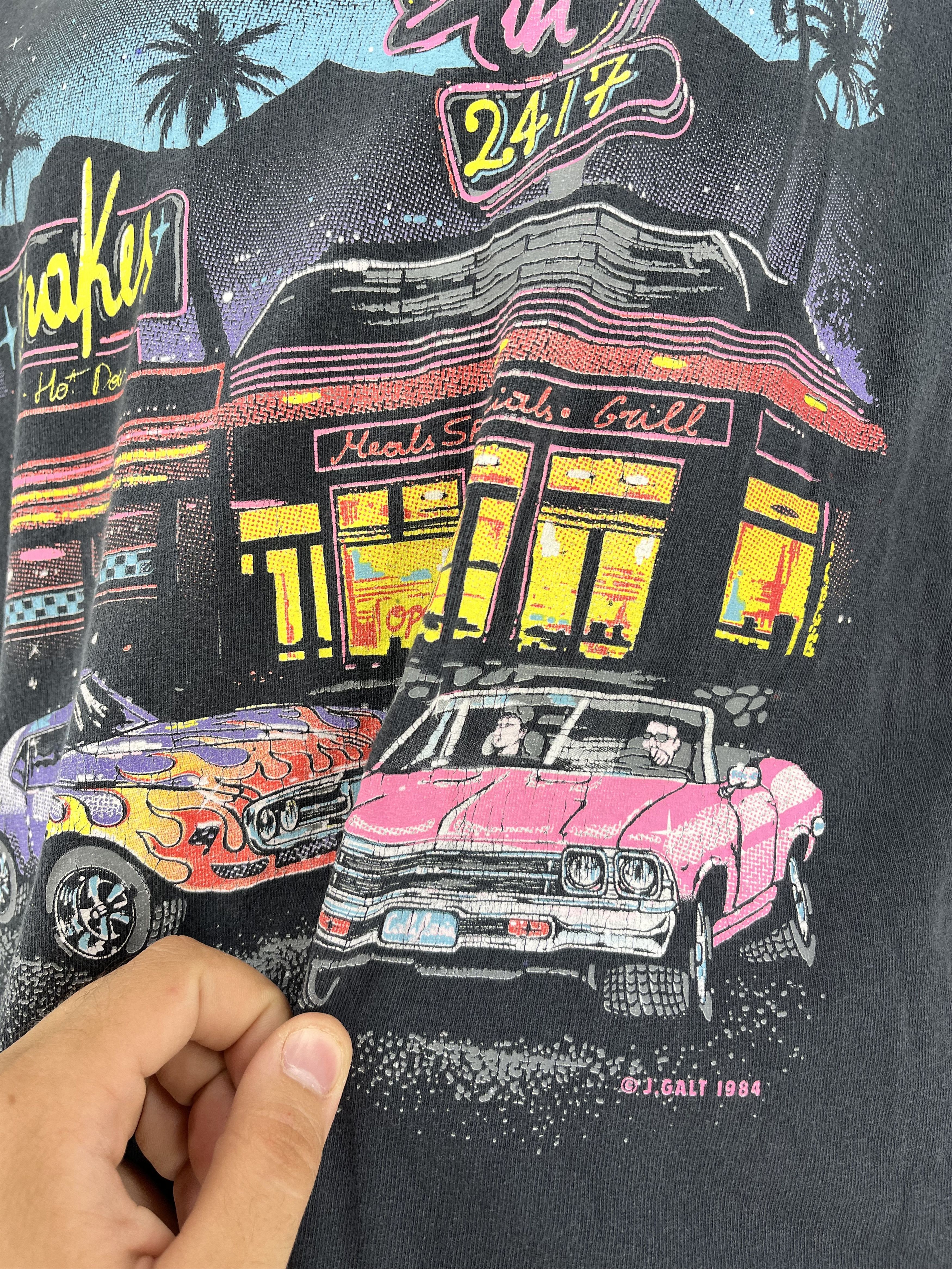 Vintage Vintage 2000 Y2K Black Hot Rod Racing Graphic Tee Fits Large Size US L / EU 52-54 / 3 - 8 Thumbnail