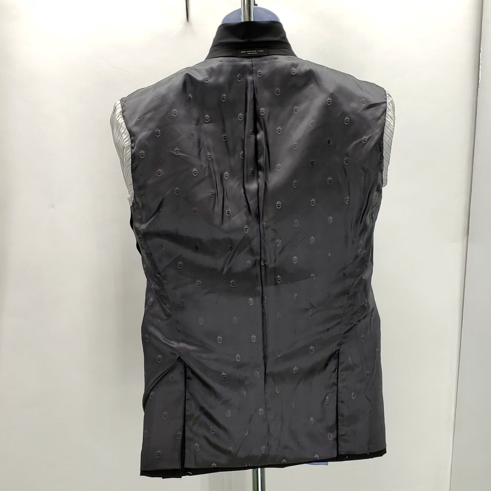John Varvatos JOHN VARVATOS USA Blazer Wool Black Bedford Single-Breasted Size 40R Mens Jacket Coat Blazer Pants? Size 40R - 4 Thumbnail