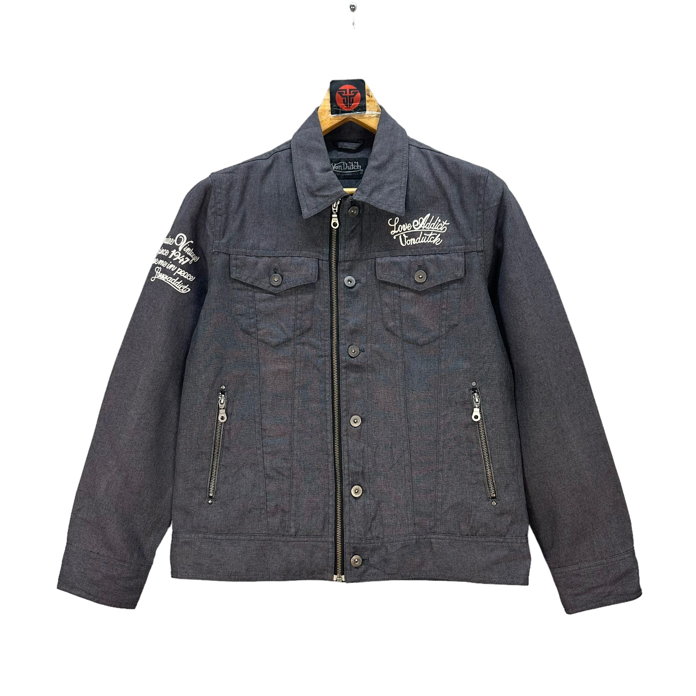 Von Dutch VON DUTCH EMBROIDERED BIG LOGO JACKET #7682-164 Size US M / EU 48-50 / 2 - 1 Thumbnail