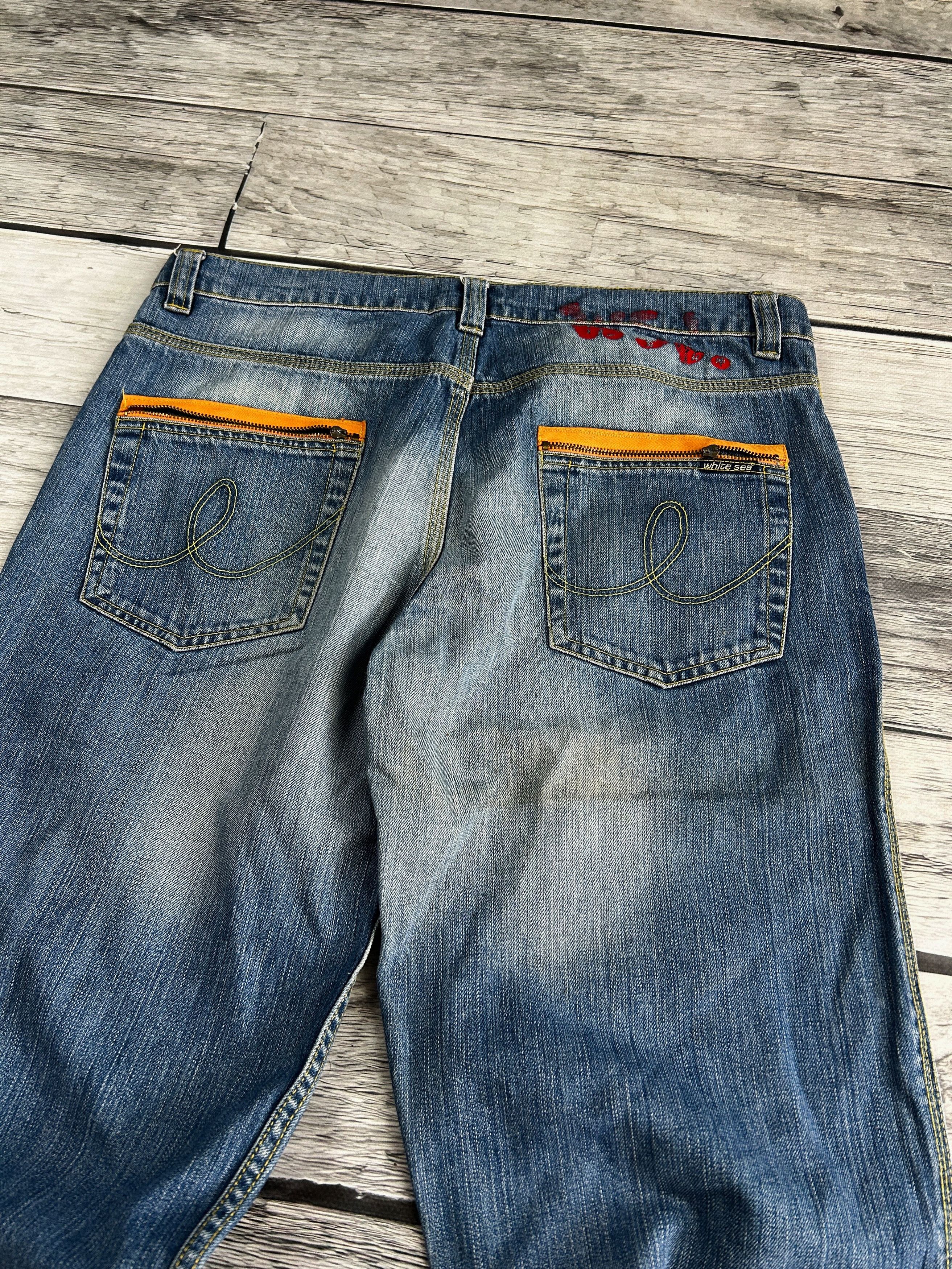 Japanese Brand Vintage Rick Owens Junya Watanabe Style Washed Jeans Size US 32 / EU 48 - 6 Thumbnail