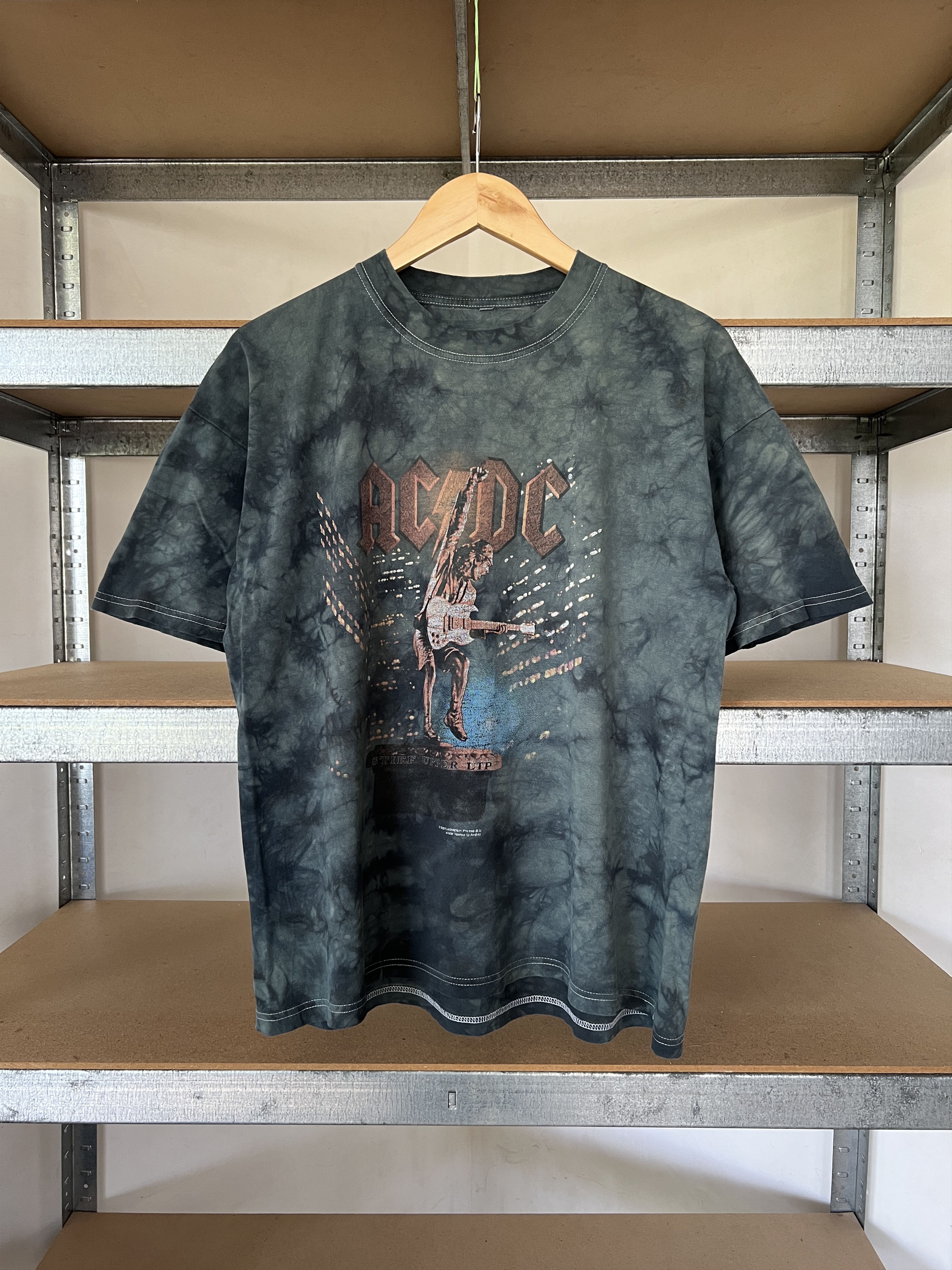Band Tees Vintage 2001 AC/DC Rock Band Tour Tie Dye T-shirt Size US M / EU 48-50 / 2 - 1 Thumbnail