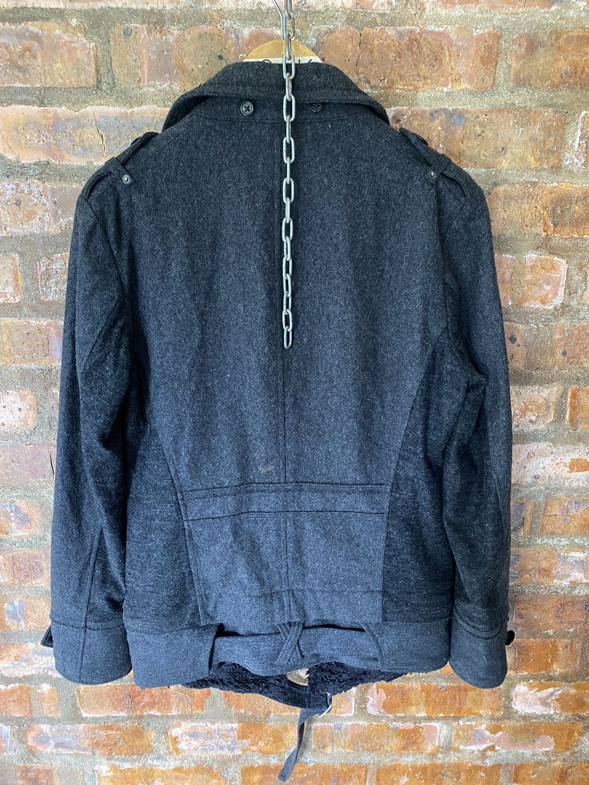PPFM 2000s PPFM Punk Napoleon Hem removable Wool Jacket Size US M / EU 48-50 / 2 - 16 Thumbnail