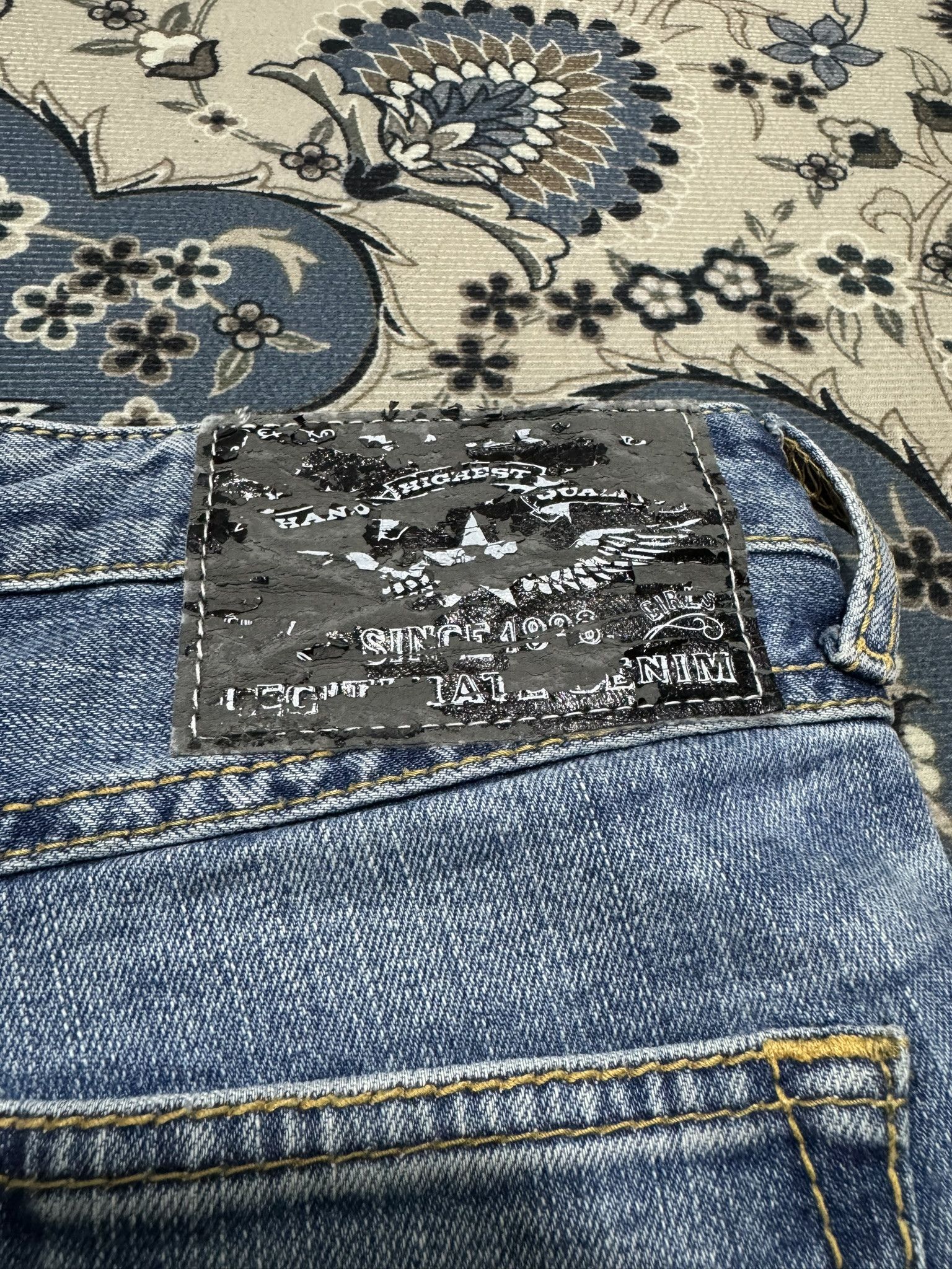 Beauty Beast × Japanese Brand Japanese Brand Co & Lu Embroider Distressed Jeans Hysteric Size US 32 / EU 48 - 10 Thumbnail