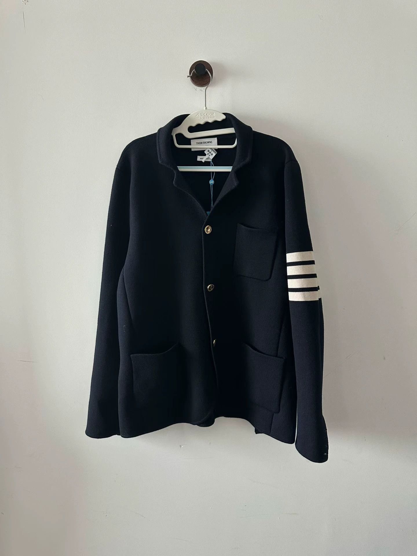 Thom Browne Thom Browne Wool Knit Blazer 4 98 New Size US XL / EU 56 / 4 - 1 Thumbnail