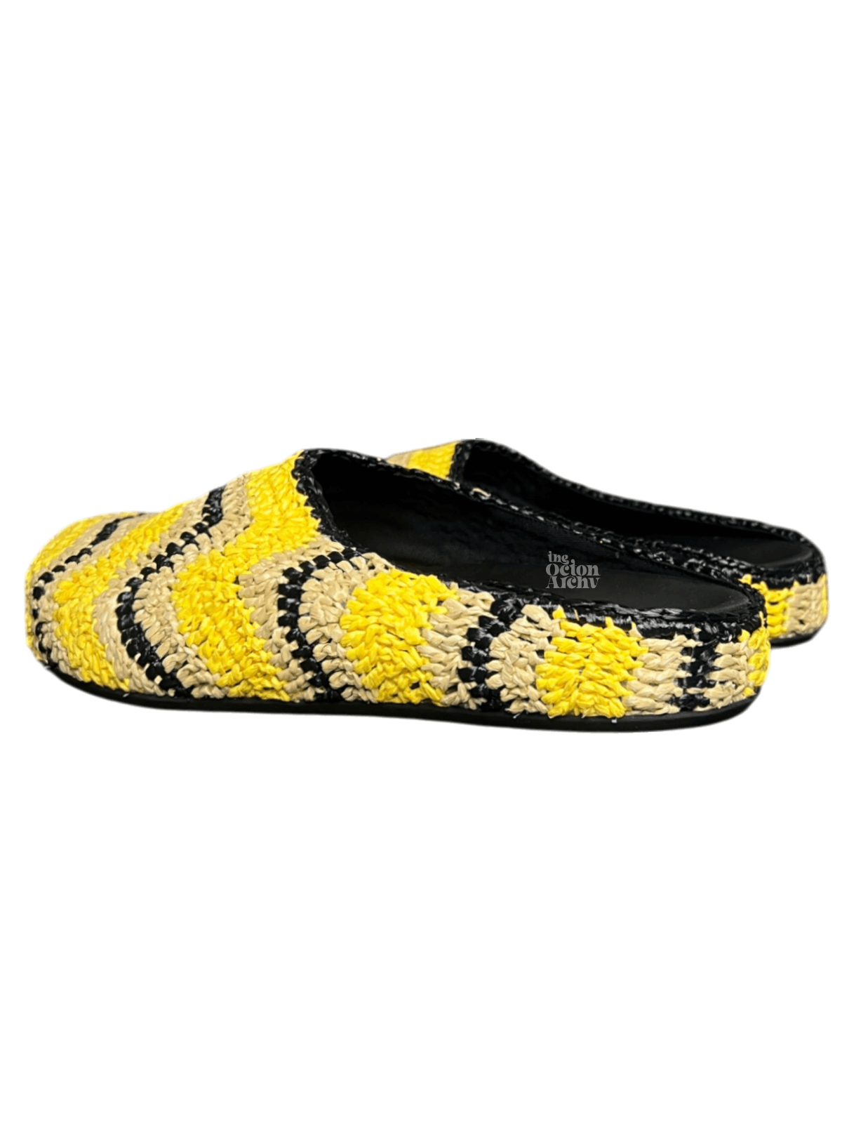 Marni × No Vacancy Inn No Vacancy Inn x Marni Sabot Raffia Mules Blue Size US 12 / EU 45 - 2 Thumbnail