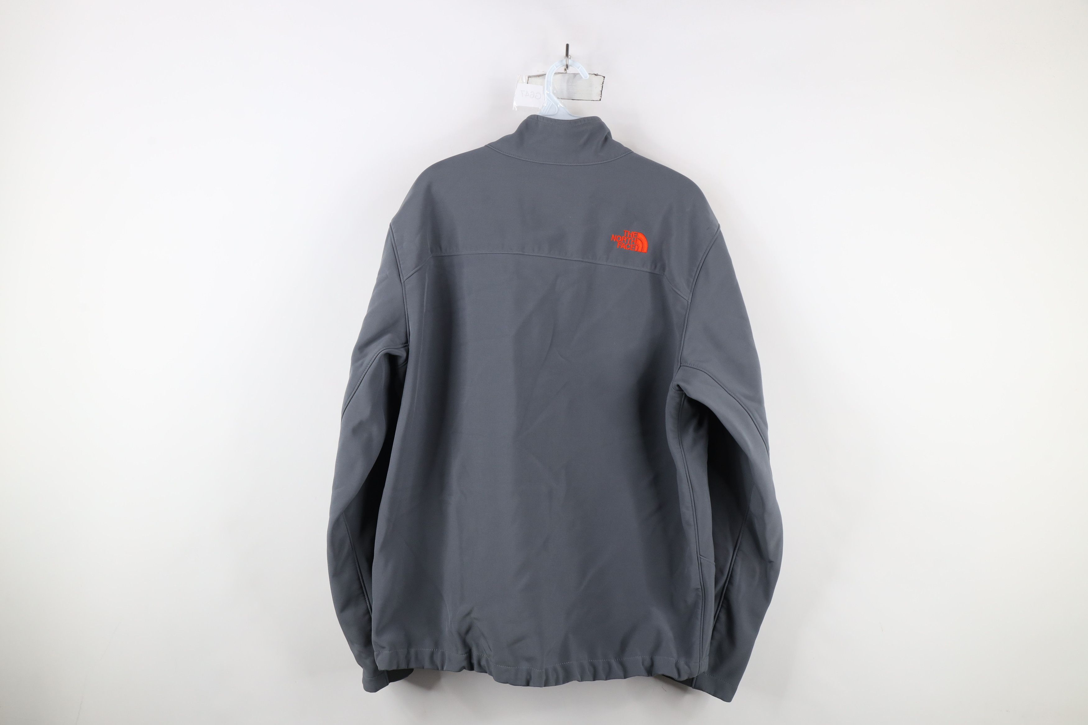 The North Face × Vintage The North Face Fleece Lined Full Zip Soft Shell Jacket Gray Size US L / EU 52-54 / 3 - 16 Thumbnail