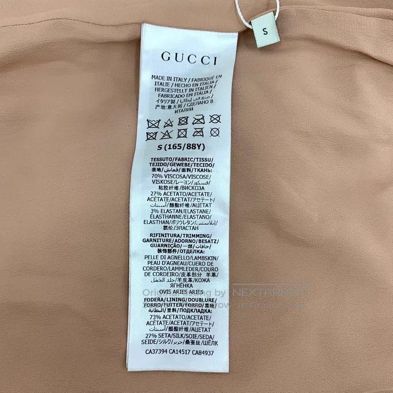 Gucci Gucci Dousha pink round-neck long-sleeved dress Size S / US 4 / IT 40 - 6 Thumbnail