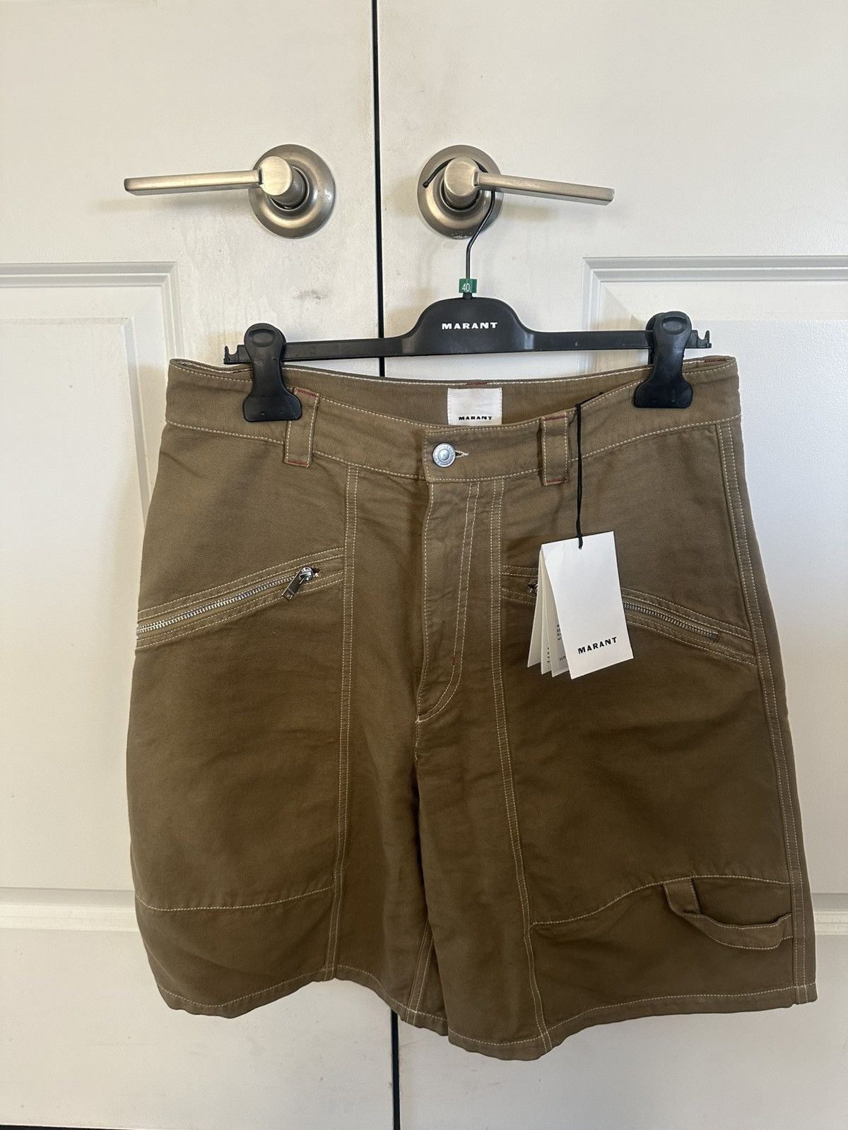 Isabel Marant Isabel Marant Taupe Feoni Shorts Size US 31 - 1 Thumbnail