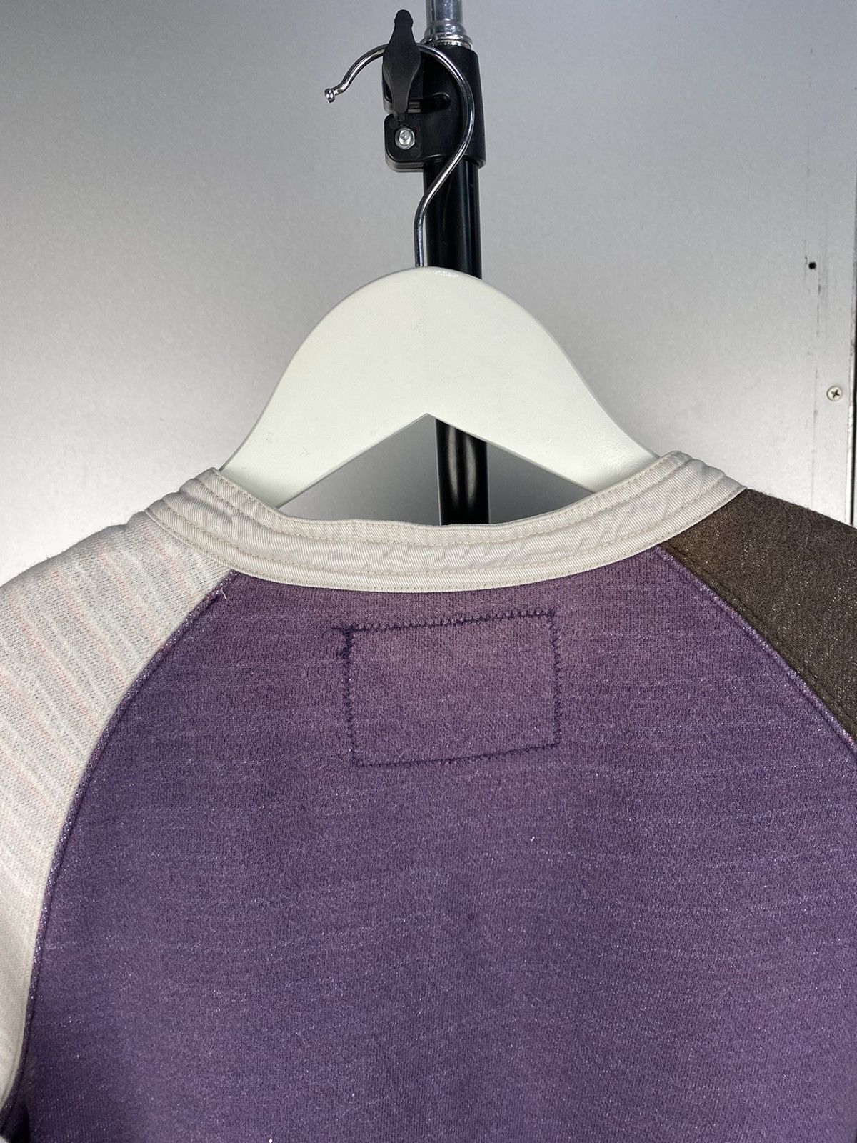 Japanese Brand Kriff Mayer Multicolor Raglan Sweater Size US S / EU 44-46 / 1 - 8 Thumbnail