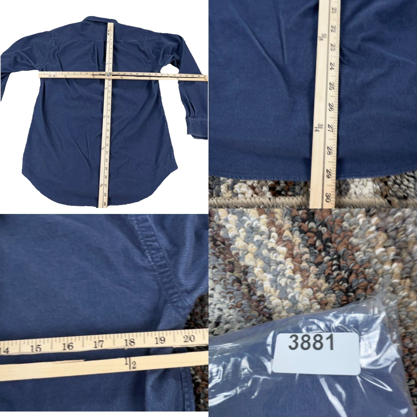 Vineyard Vines Vineyard Vines Shirt Men Small Blue Button Up Corduroy Whale Tucker Pocket Size US S / EU 44-46 / 1 - 8 Thumbnail