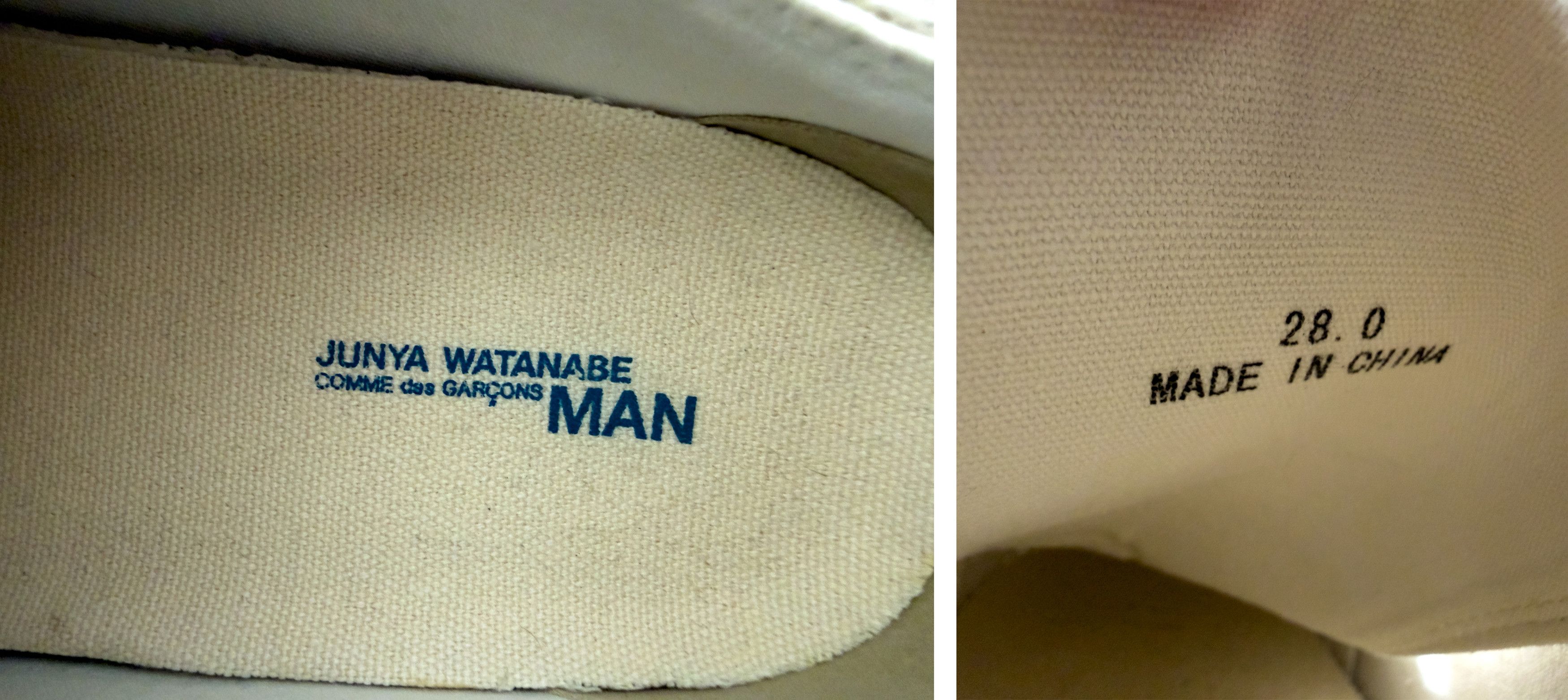Junya Watanabe White Leather Junya Watanbe MAN shoes US10 *RARE* Size US 10 / EU 43 - 7 Thumbnail