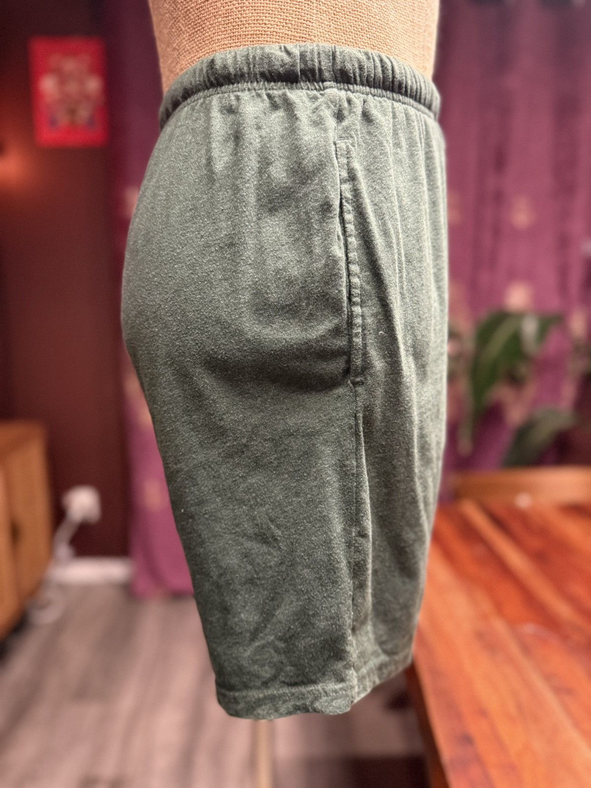 Calvin Klein Calvin Klein Men’s Lounge Shorts – Deep Forest Green Size US 29 - 4 Thumbnail