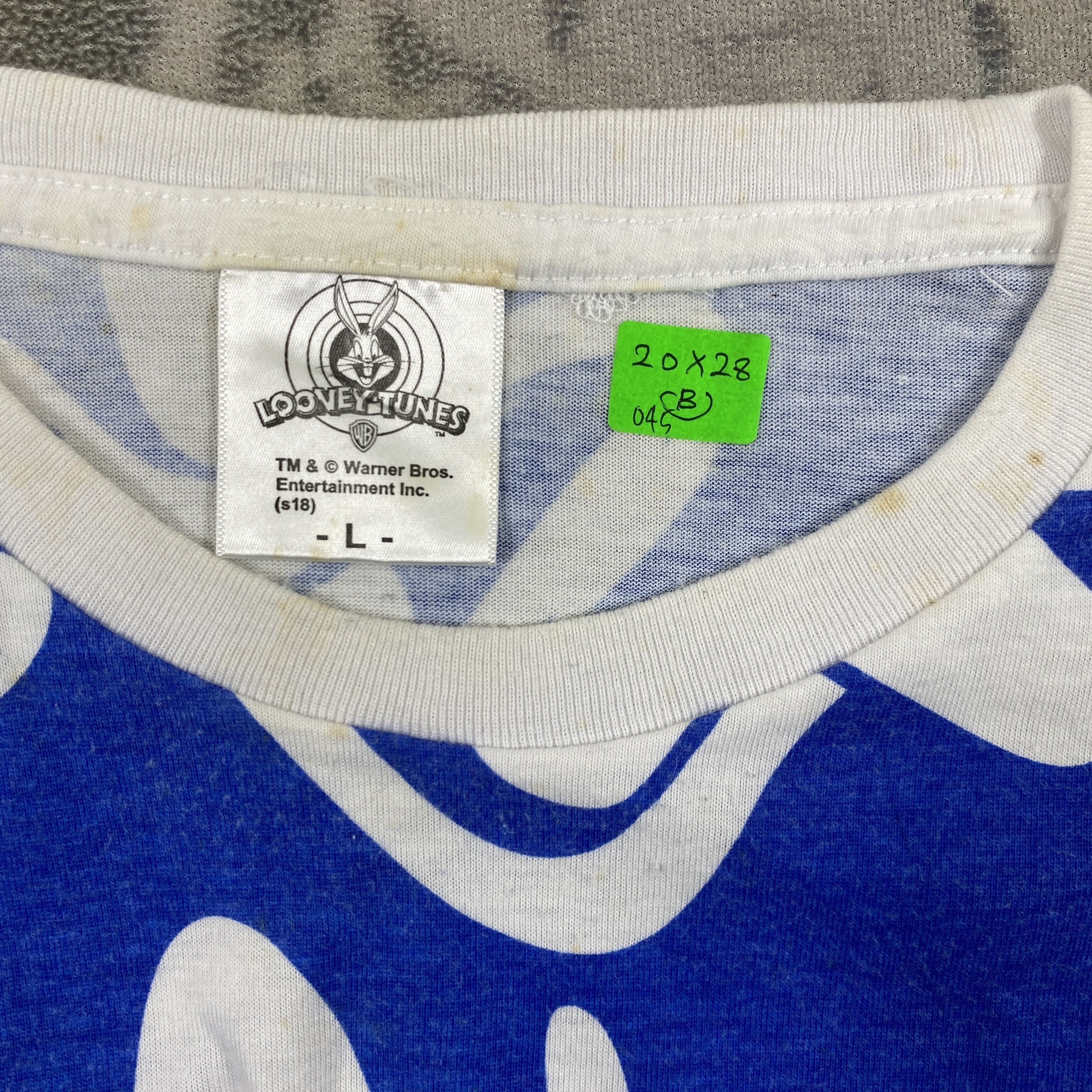 Cartoon Network Vintage Warner Bros Cartoon Donald Duck Full T-shirt -B045 Size US M / EU 48-50 / 2 - 3 Thumbnail