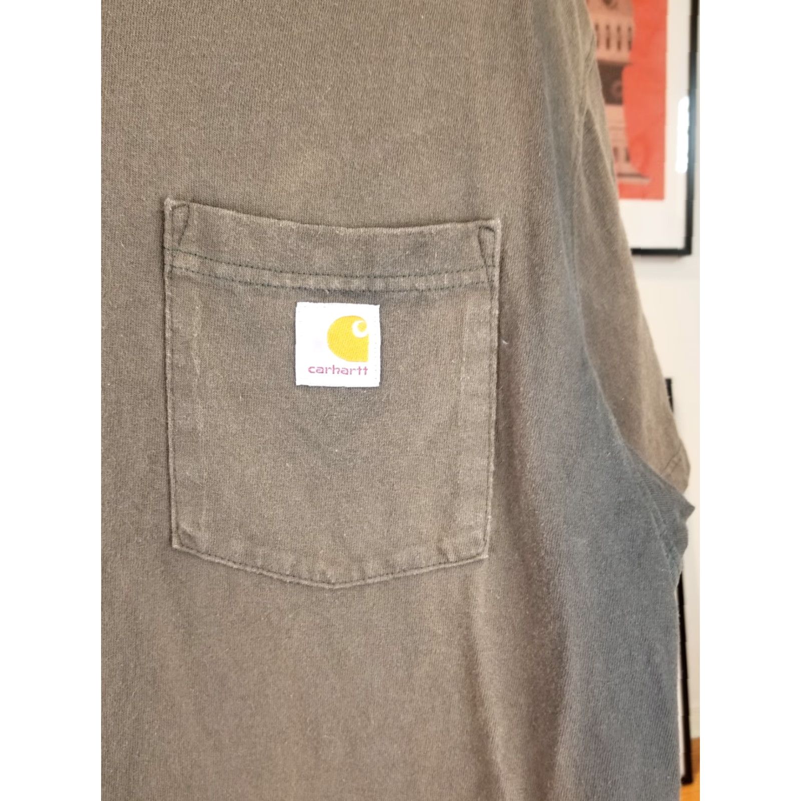 Carhartt VINTAGE Carhartt ONE POCKET GRADIENT FADED COTTON T-SHIRT SZ MEDIUM Shirt Mens Size US M / EU 48-50 / 2 - 2 Thumbnail